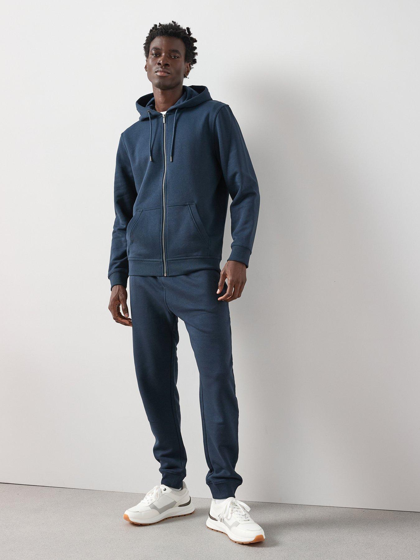 Image 3 of 6 of The Very Collection Essential Zip Through&nbsp;Hoodie -&nbsp;Navy