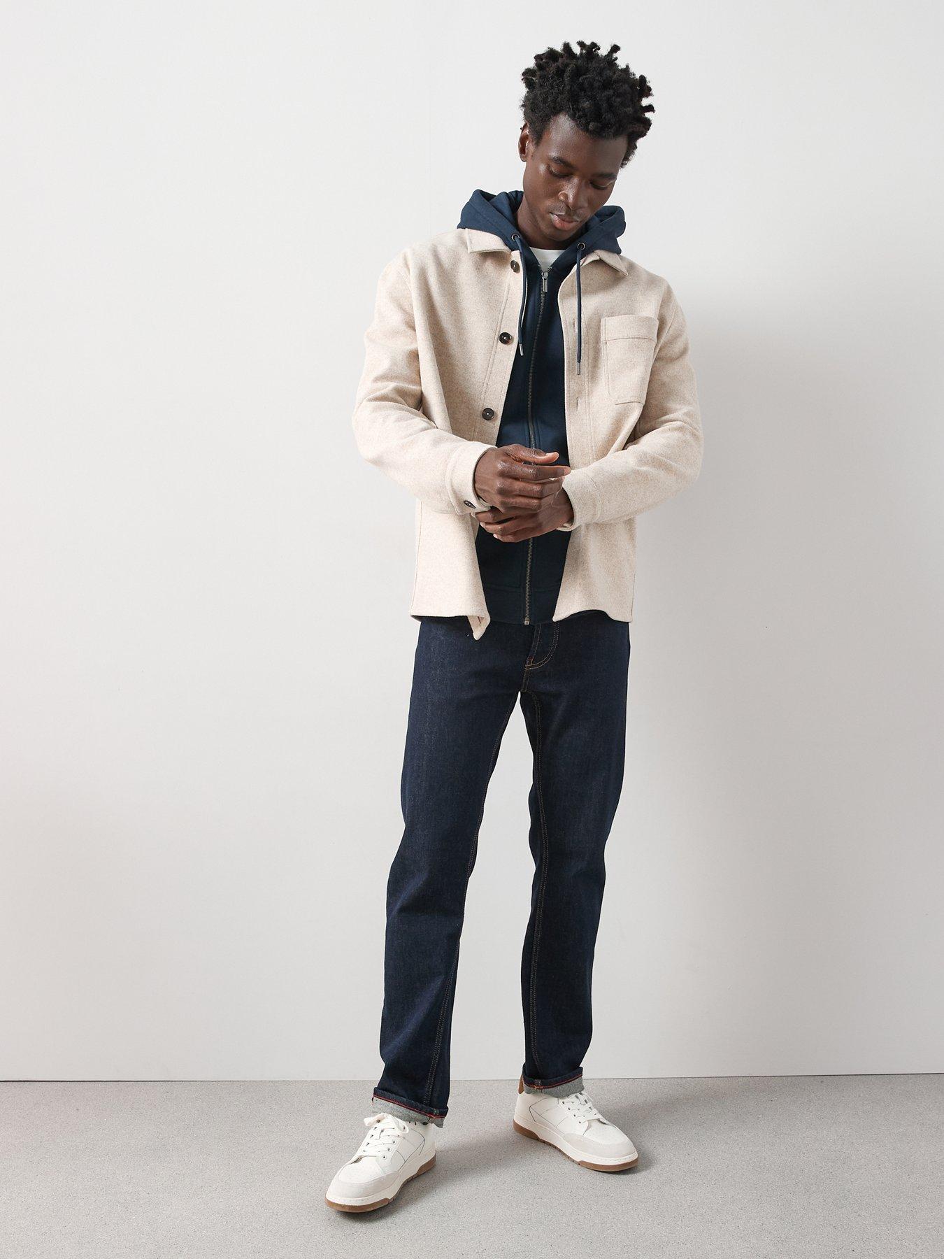 Image 6 of 6 of The Very Collection Essential Zip Through&nbsp;Hoodie -&nbsp;Navy