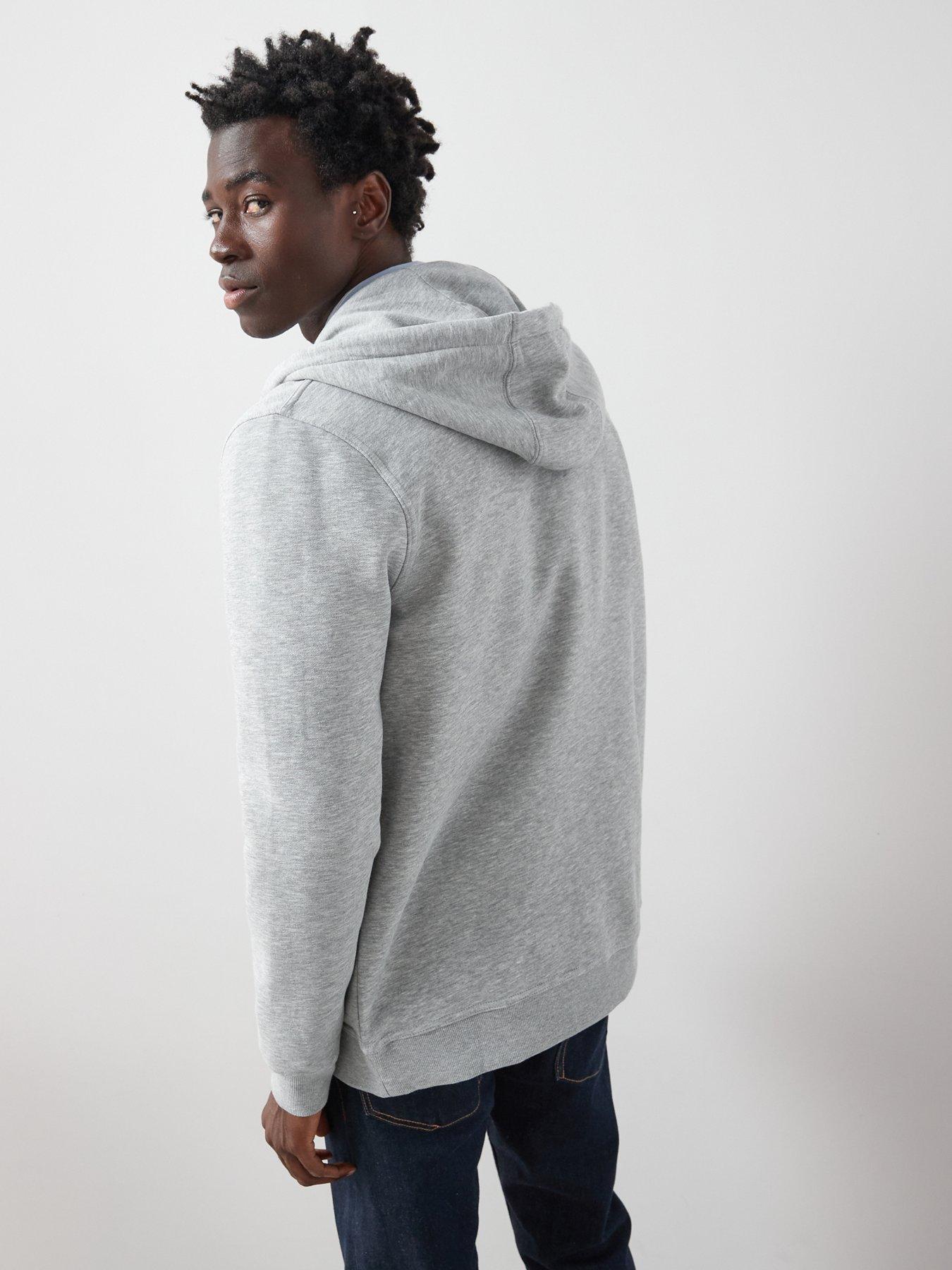Image 2 of 6 of The Very Collection Essential Zip Through Hoody -&nbsp;Grey Marl