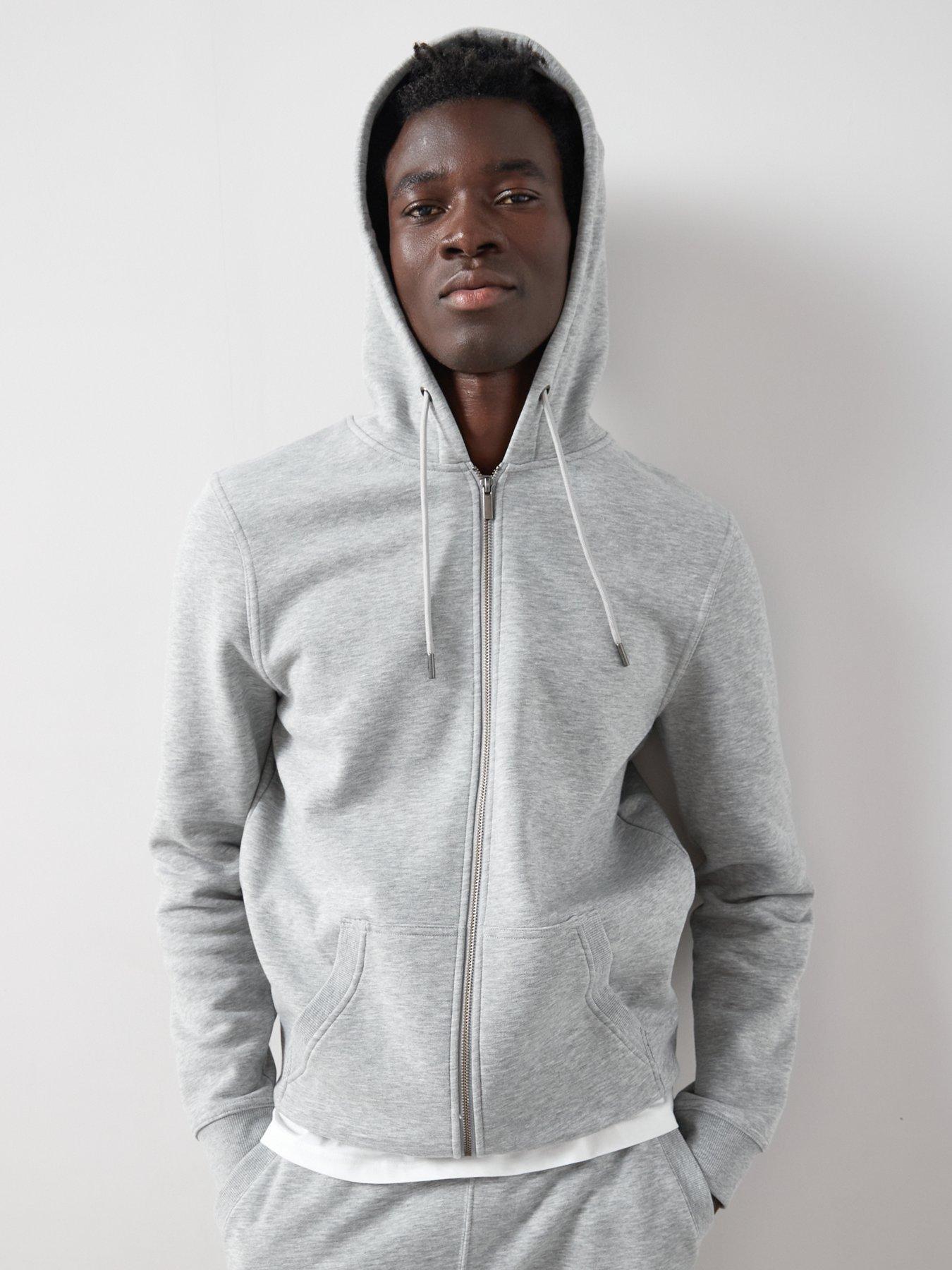 Image 5 of 6 of The Very Collection Essential Zip Through Hoody -&nbsp;Grey Marl
