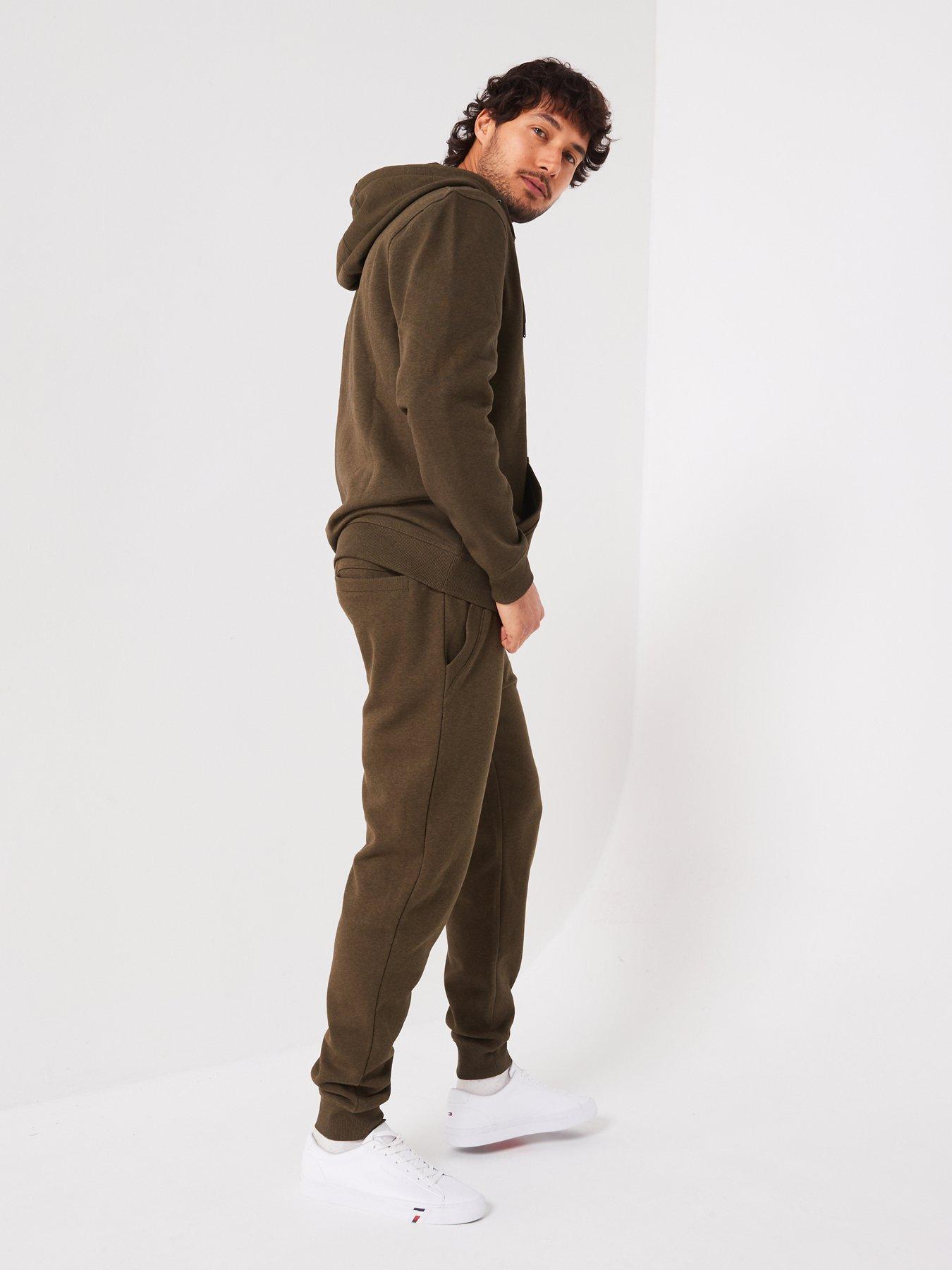 the-very-collection-cotton-blend-essential-zip-through-hoodie--khakiback