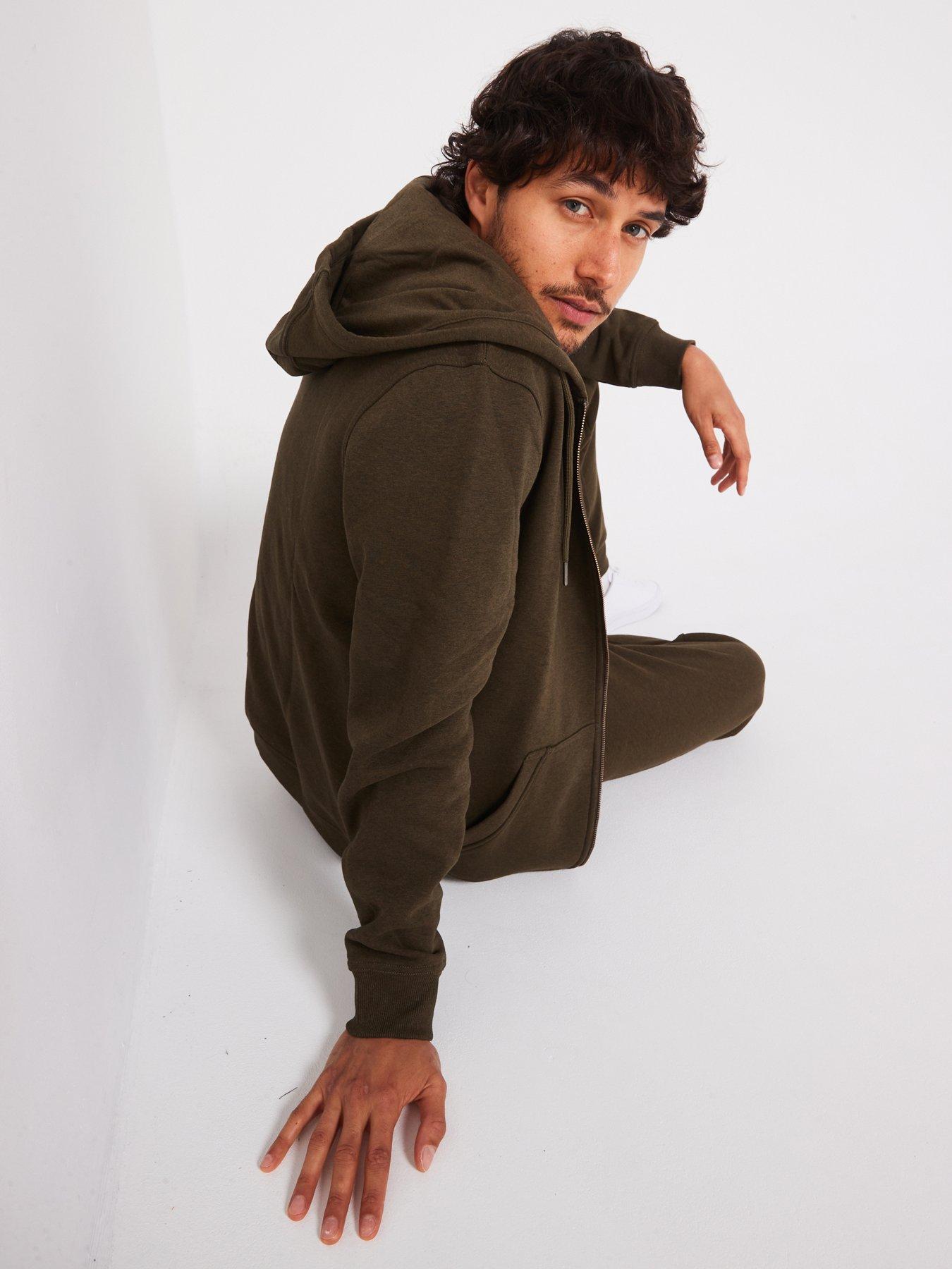 the-very-collection-cotton-blend-essential-zip-through-hoodie--khakioutfit