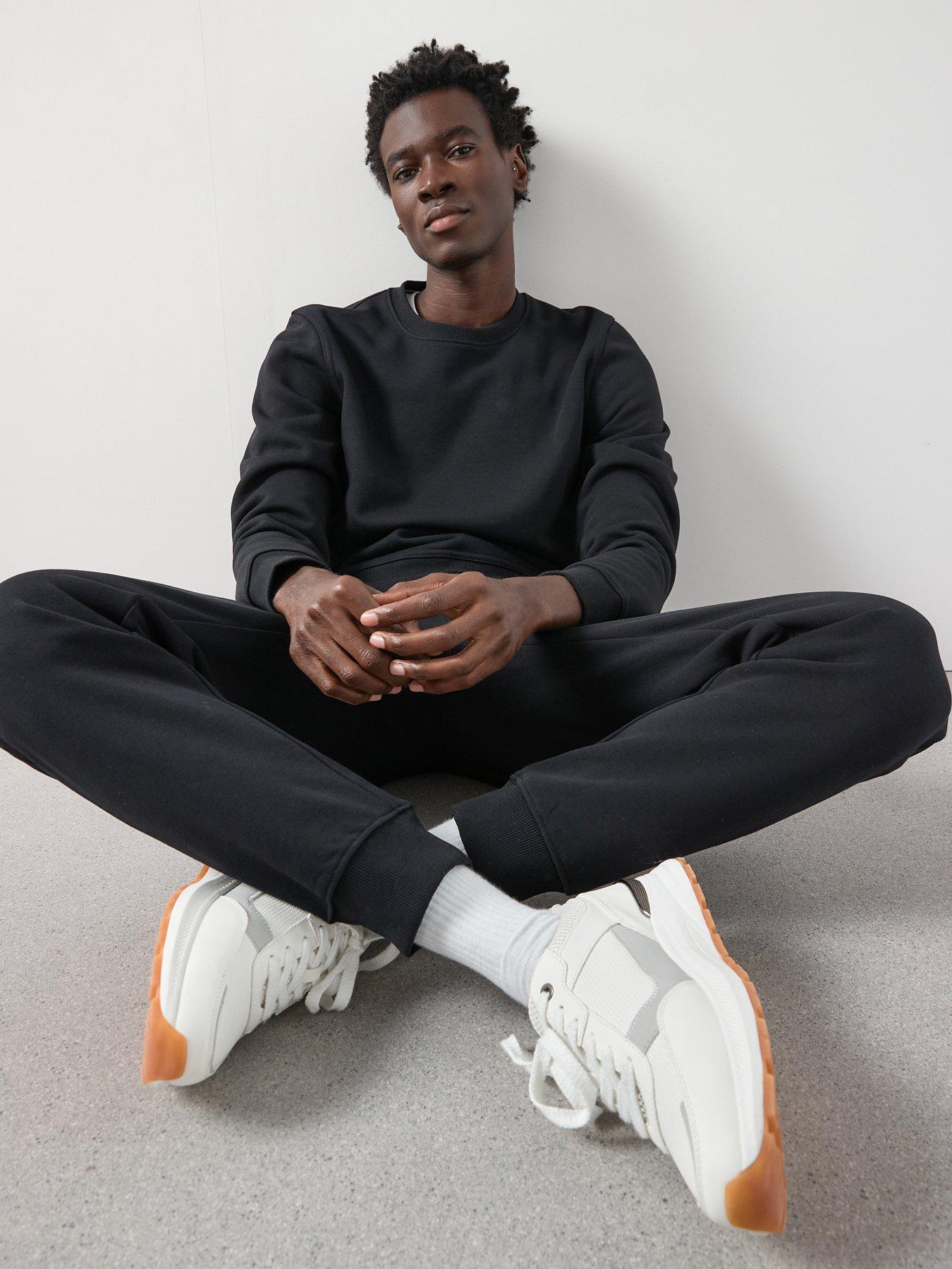 Image 4 of 6 of The Very Collection Cotton Blend Essentials Regular Fit Jogger - Black