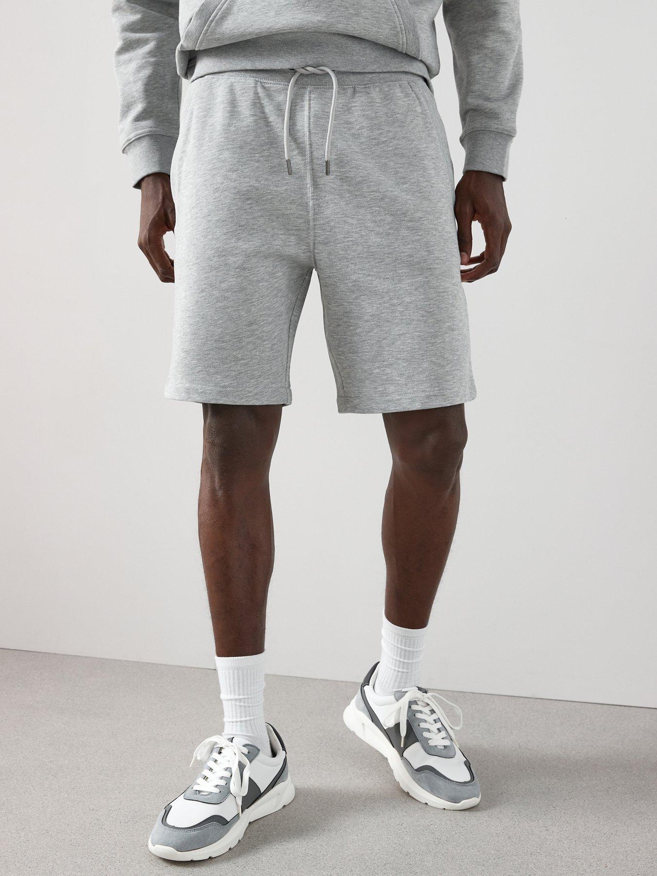 the-very-collection-jogger-shorts-grey-marl