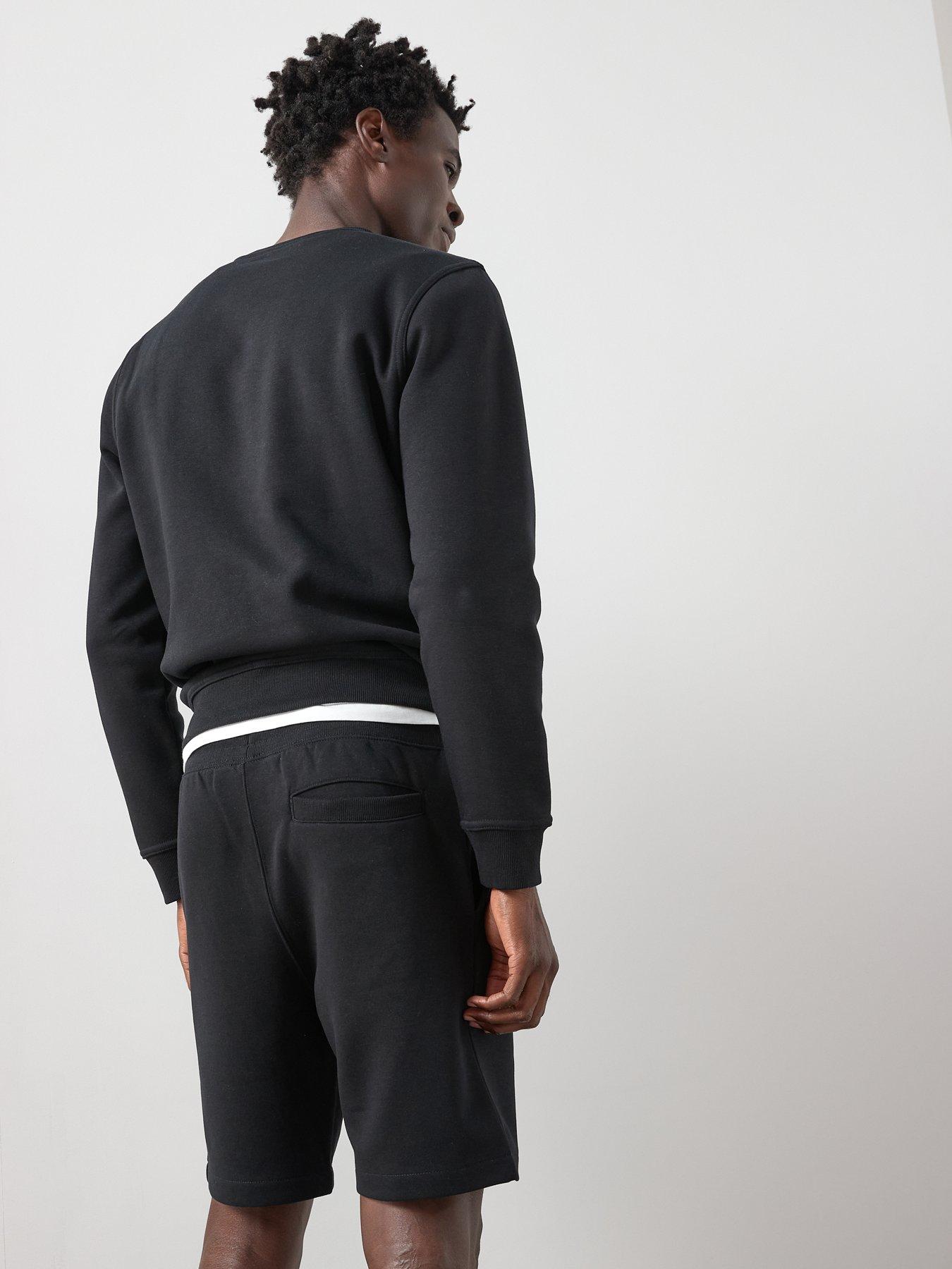 Image 2 of 6 of The Very Collection Cotton Blend Jogger Short - Black