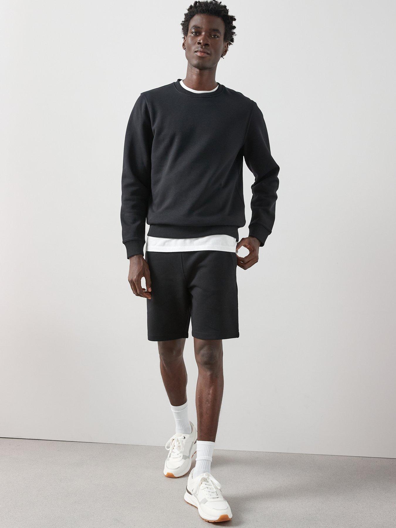 Image 3 of 6 of The Very Collection Cotton Blend Jogger Short - Black