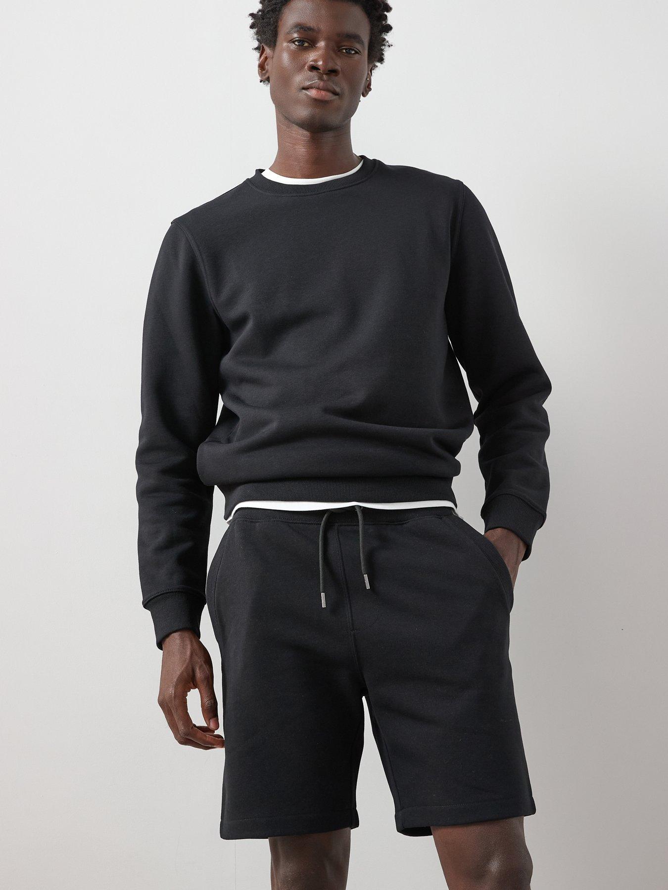 Image 4 of 6 of The Very Collection Cotton Blend Jogger Short - Black