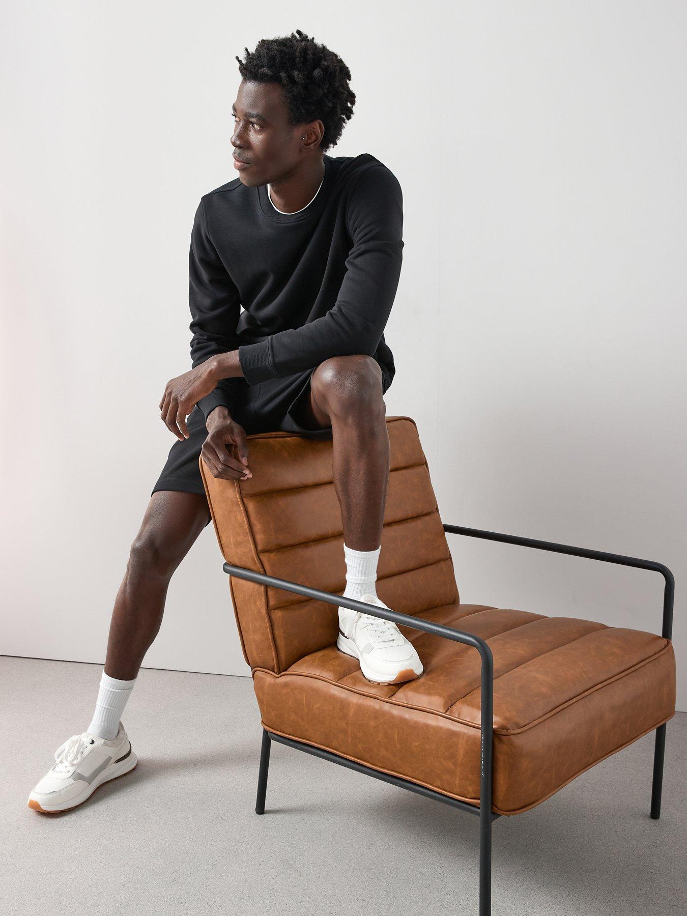 Image 6 of 6 of The Very Collection Cotton Blend Jogger Short - Black