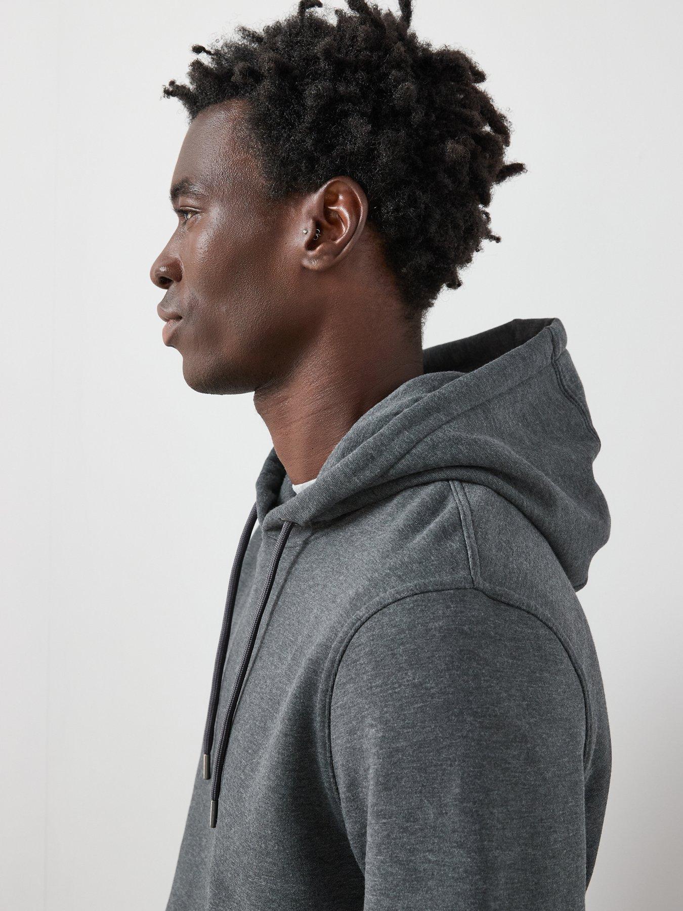 Image 4 of 6 of The Very Collection Overhead Hoody - Charcoal