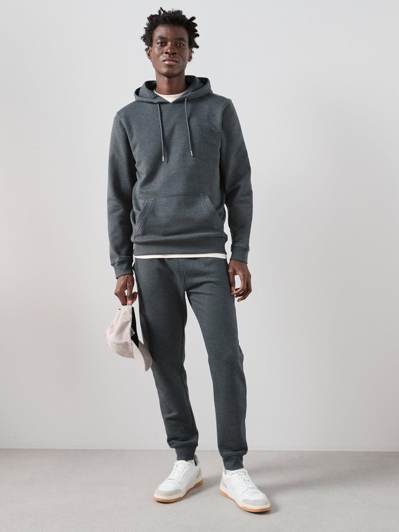 Image 1 of 7 of The Very Collection Overhead Hoody Tracksuit - Charcoal