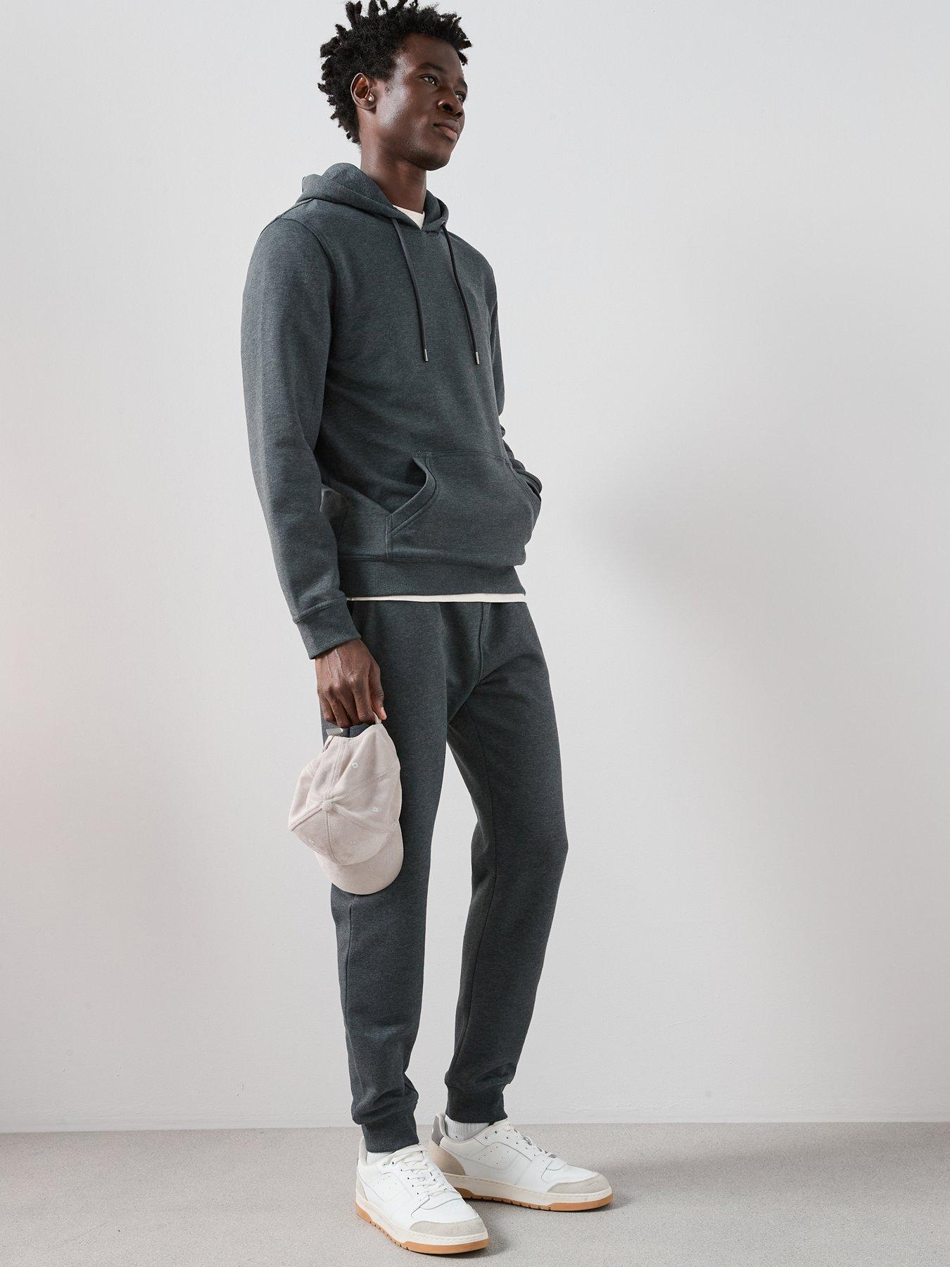 Image 3 of 7 of The Very Collection Overhead Hoody Tracksuit - Charcoal