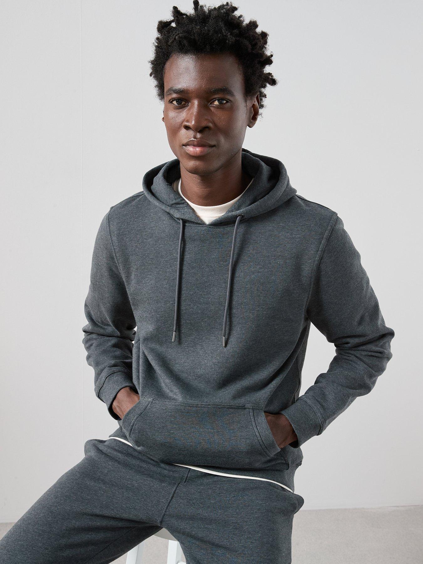 Image 4 of 7 of The Very Collection Overhead Hoody Tracksuit - Charcoal