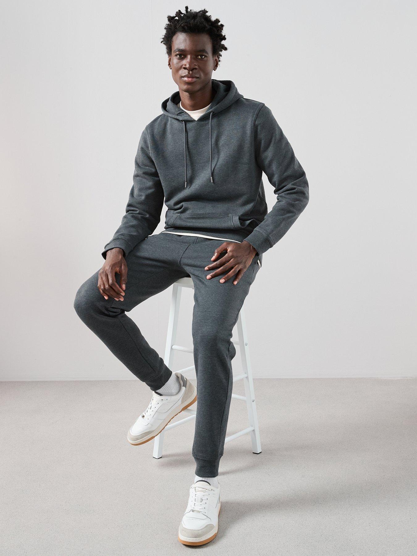 Image 5 of 7 of The Very Collection Overhead Hoody Tracksuit - Charcoal