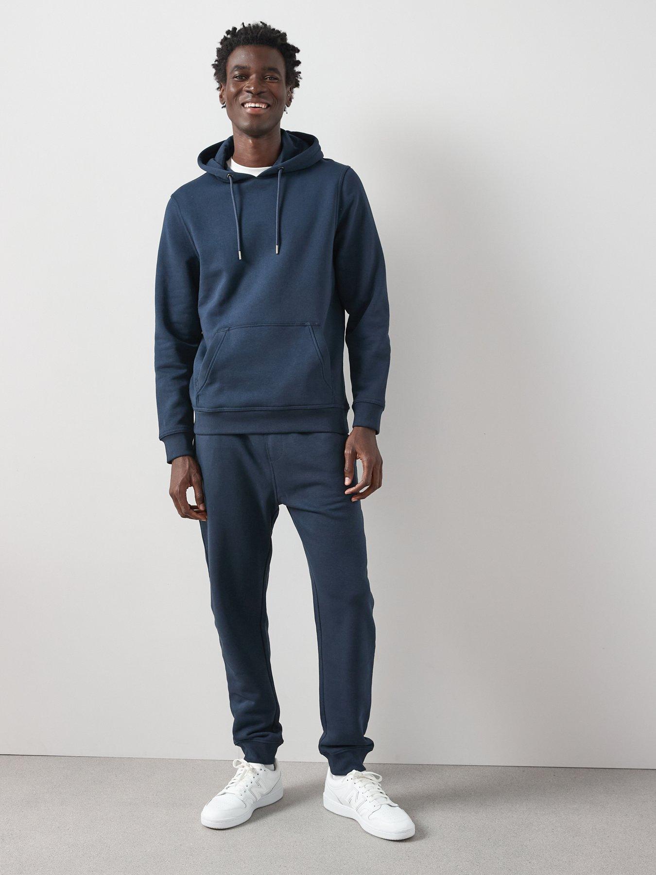 Image 3 of 6 of The Very Collection Overhead Hoody Tracksuit - Navy