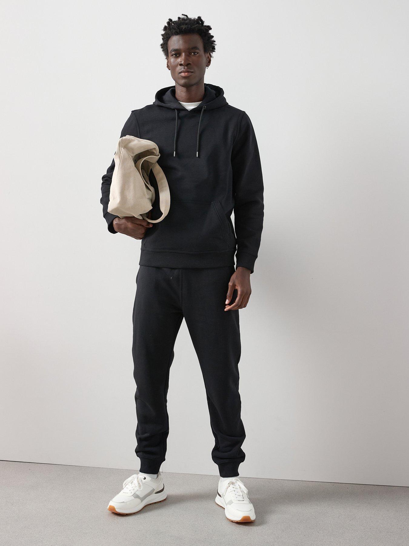 Image 1 of 6 of The Very Collection Overhead Hoody Tracksuit - Black
