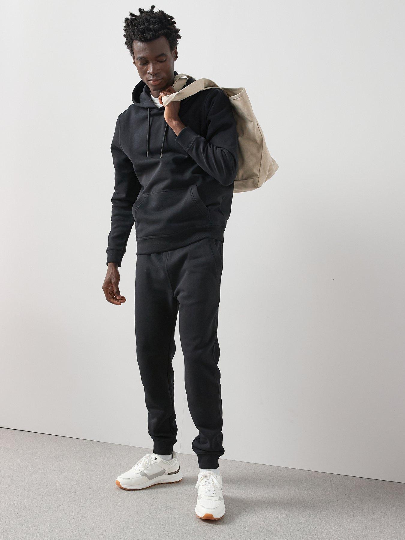 Image 3 of 6 of The Very Collection Overhead Hoody Tracksuit - Black