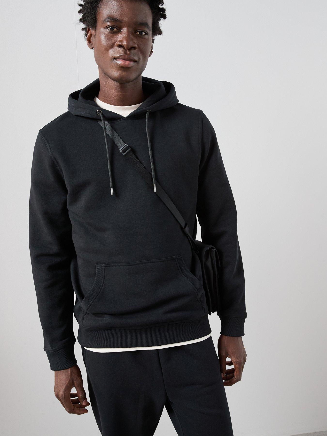 The Very Collection Cotton Blend Essentials Overhead Hoody - Black