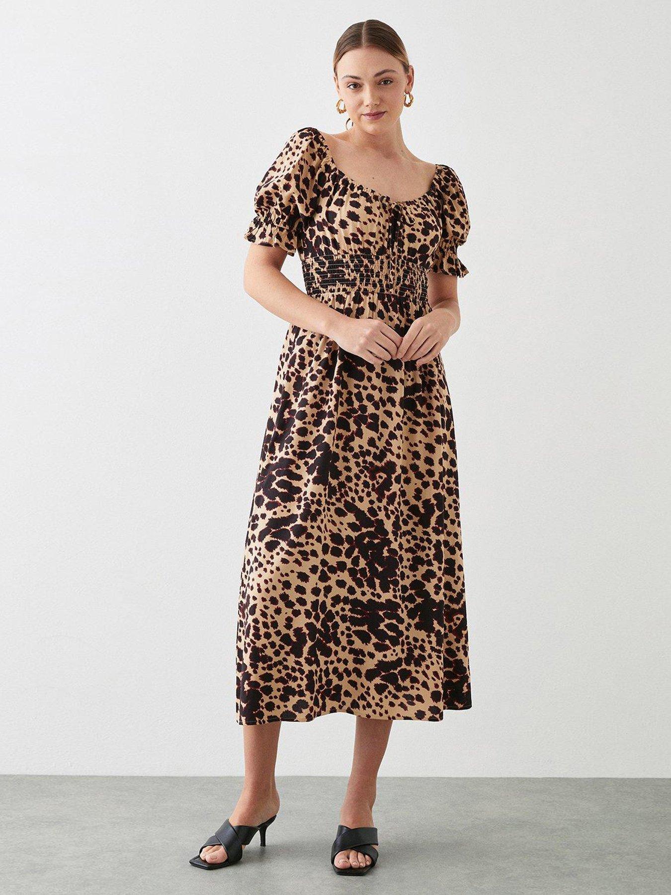 Animal print dress dorothy perkins sale