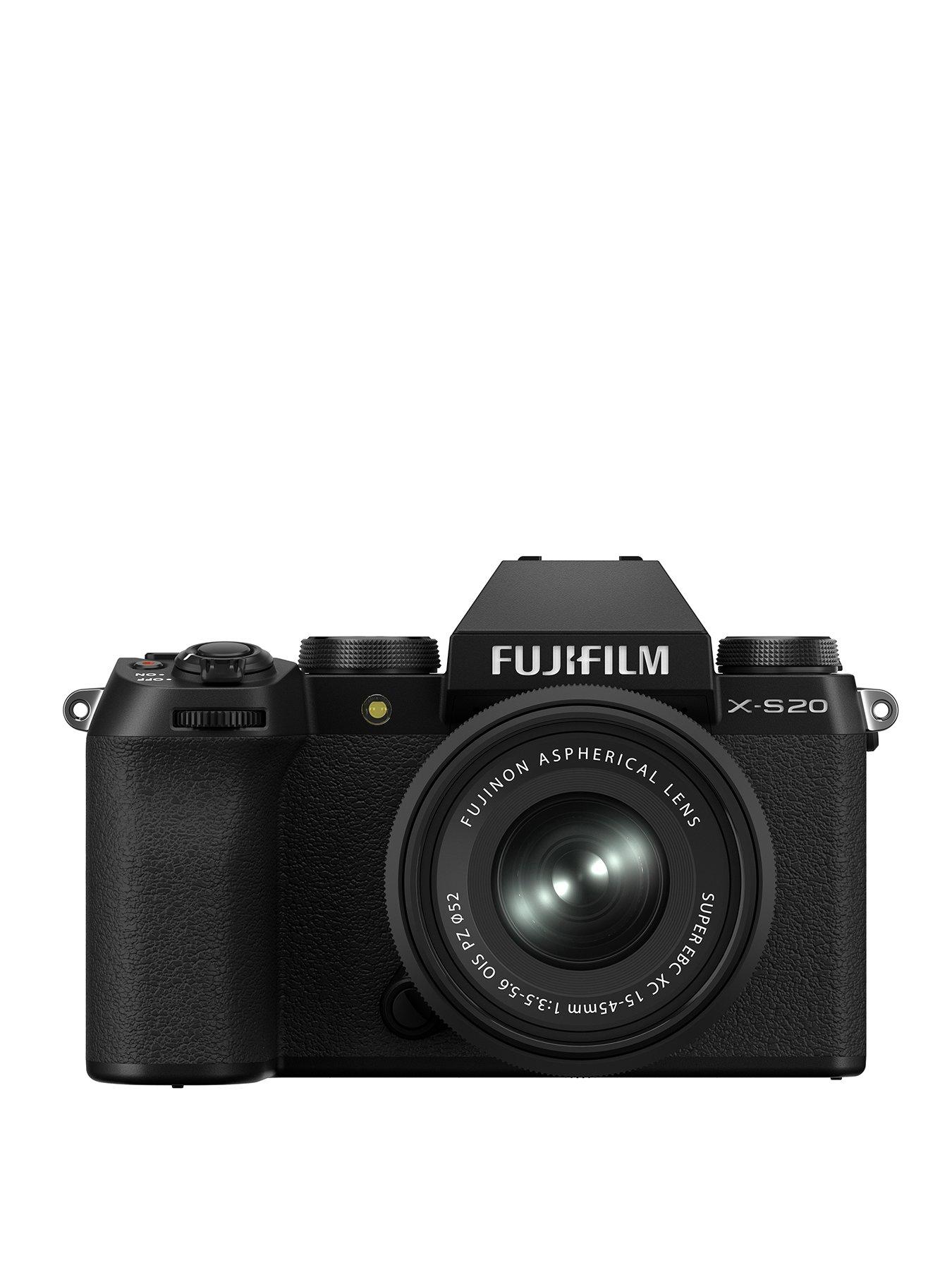 fujifilm-x-s20-mirrorless-digital-camera-kit-inc-xc15-45mm-lens-system-bag-and-64gb-sd-card-blackstillFront