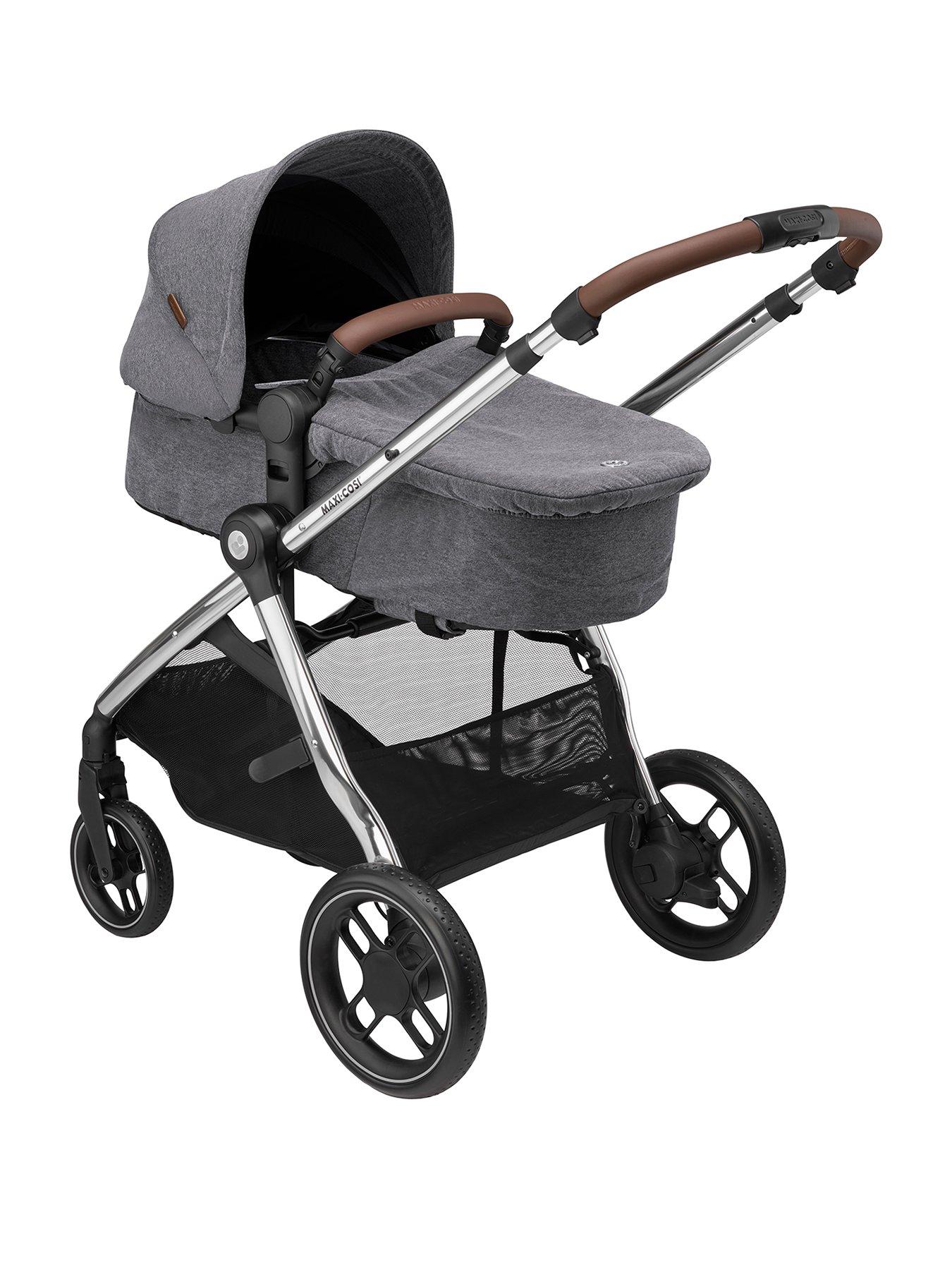 Image 2 of 8 of Maxi-Cosi Zelia Luxe Cabriofix i-Size Travel System - Twillic Grey