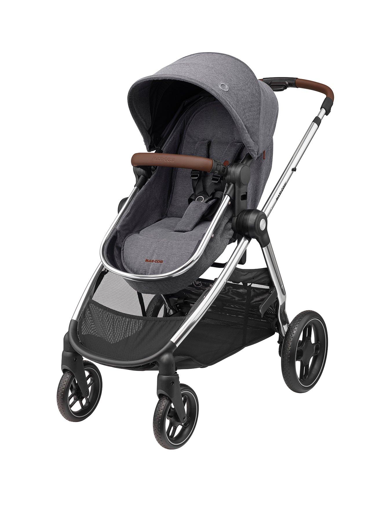 Image 3 of 8 of Maxi-Cosi Zelia Luxe Cabriofix i-Size Travel System - Twillic Grey