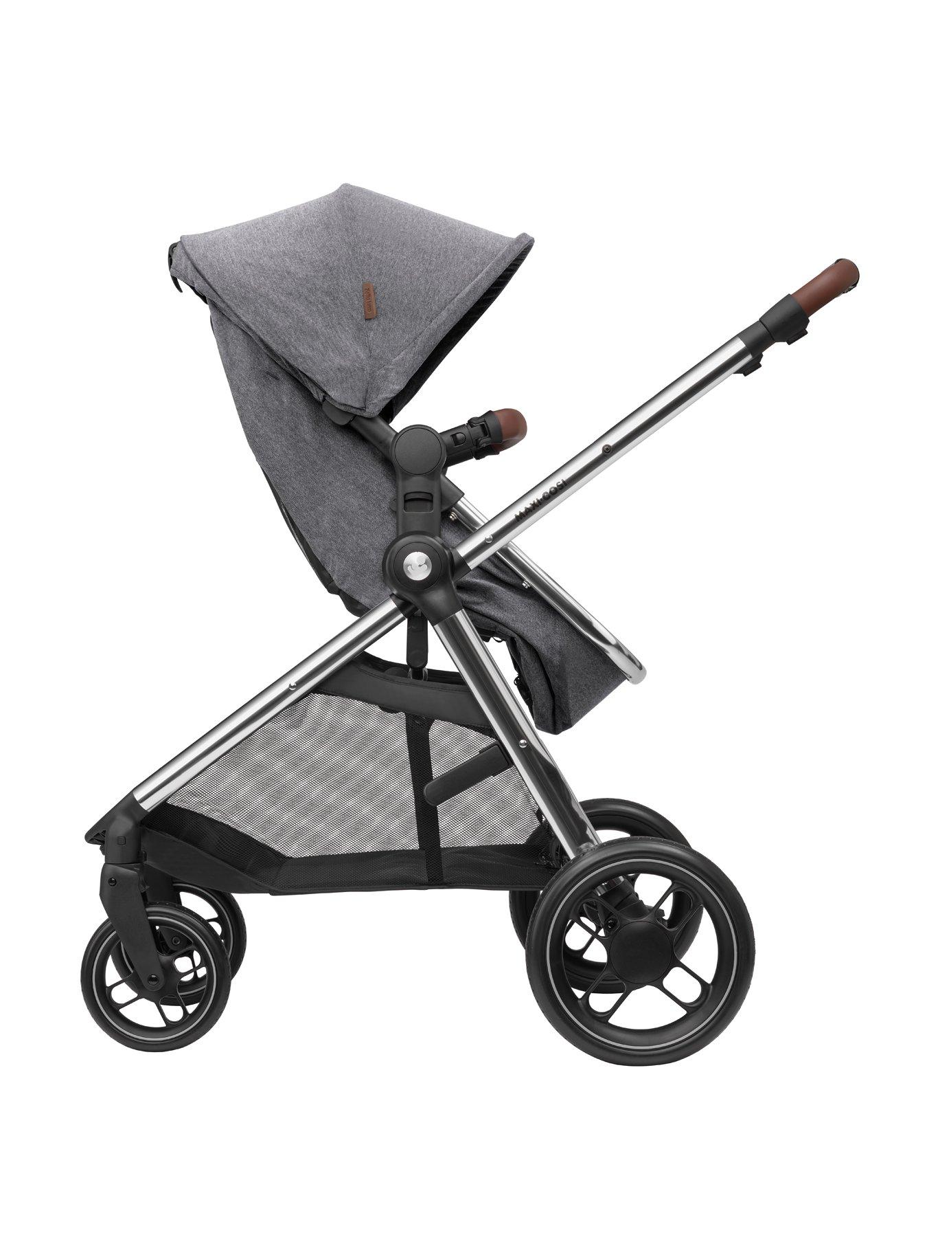 Image 4 of 8 of Maxi-Cosi Zelia Luxe Cabriofix i-Size Travel System - Twillic Grey