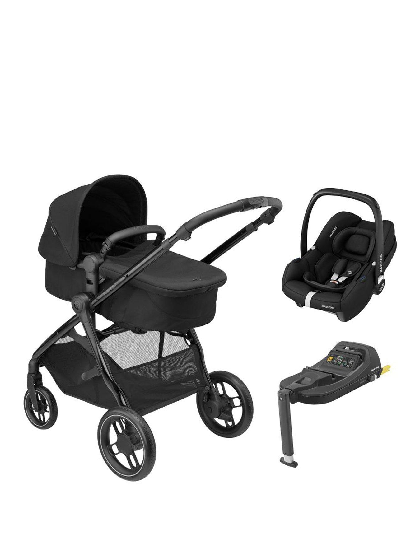 undefined Zelia Luxe Cabriofix i-Size  &  Base Travel System - Twillic Black