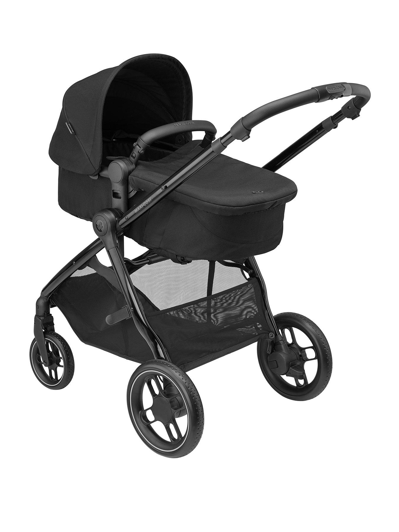 Image 2 of 8 of Maxi-Cosi Zelia Luxe Cabriofix i-Size &amp; Base Travel System - Twillic Black