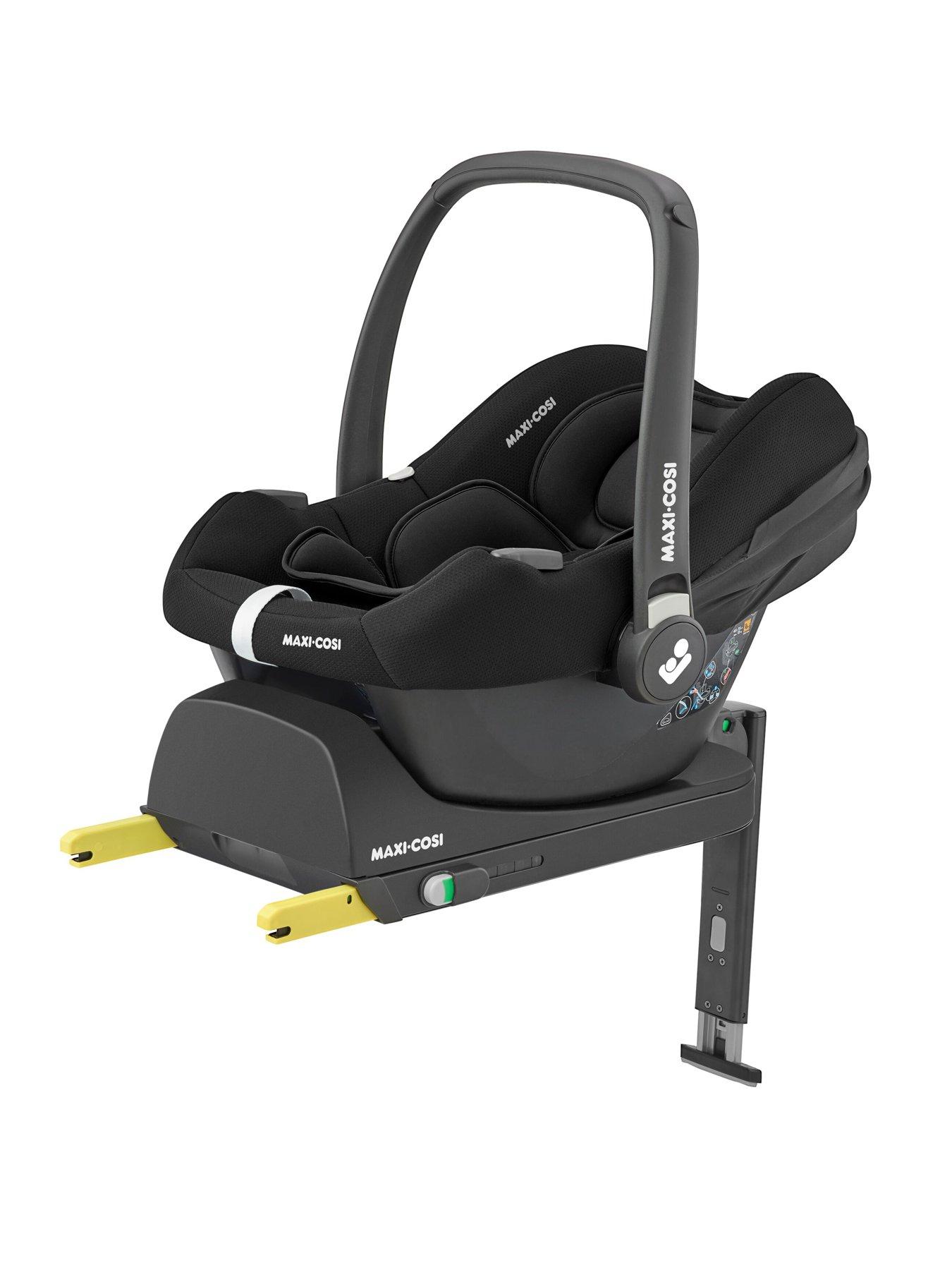 Image 7 of 8 of Maxi-Cosi Zelia Luxe Cabriofix i-Size &amp; Base Travel System - Twillic Black
