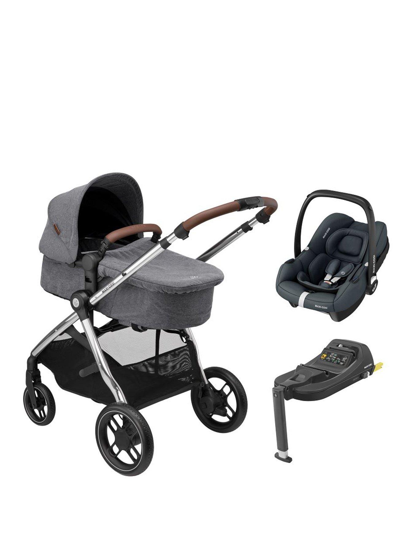 undefined Zelia Luxe Cabriofix i-Size  &  Base Travel System - Twillic Grey