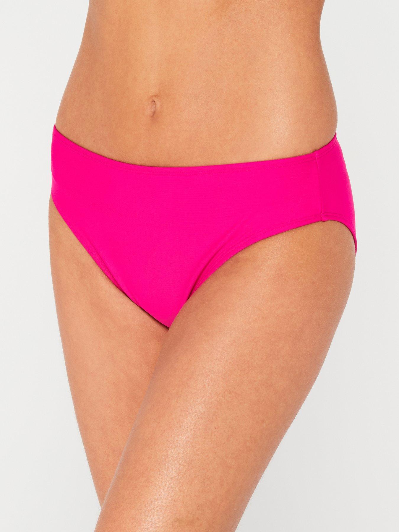 Image of Everyday Shape Enhancing Mid Rise Bikini Brief - Pink