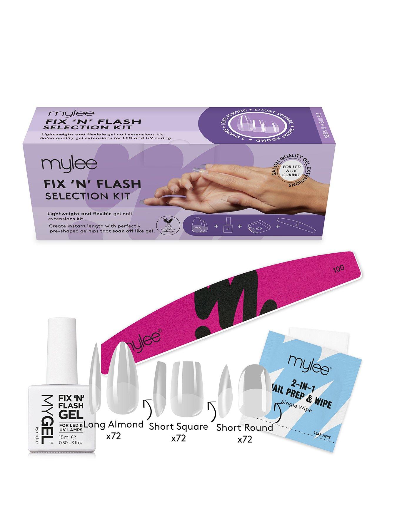 Image 1 of 7 of Mylee Fix N Flash Nail Extension Selection Kit