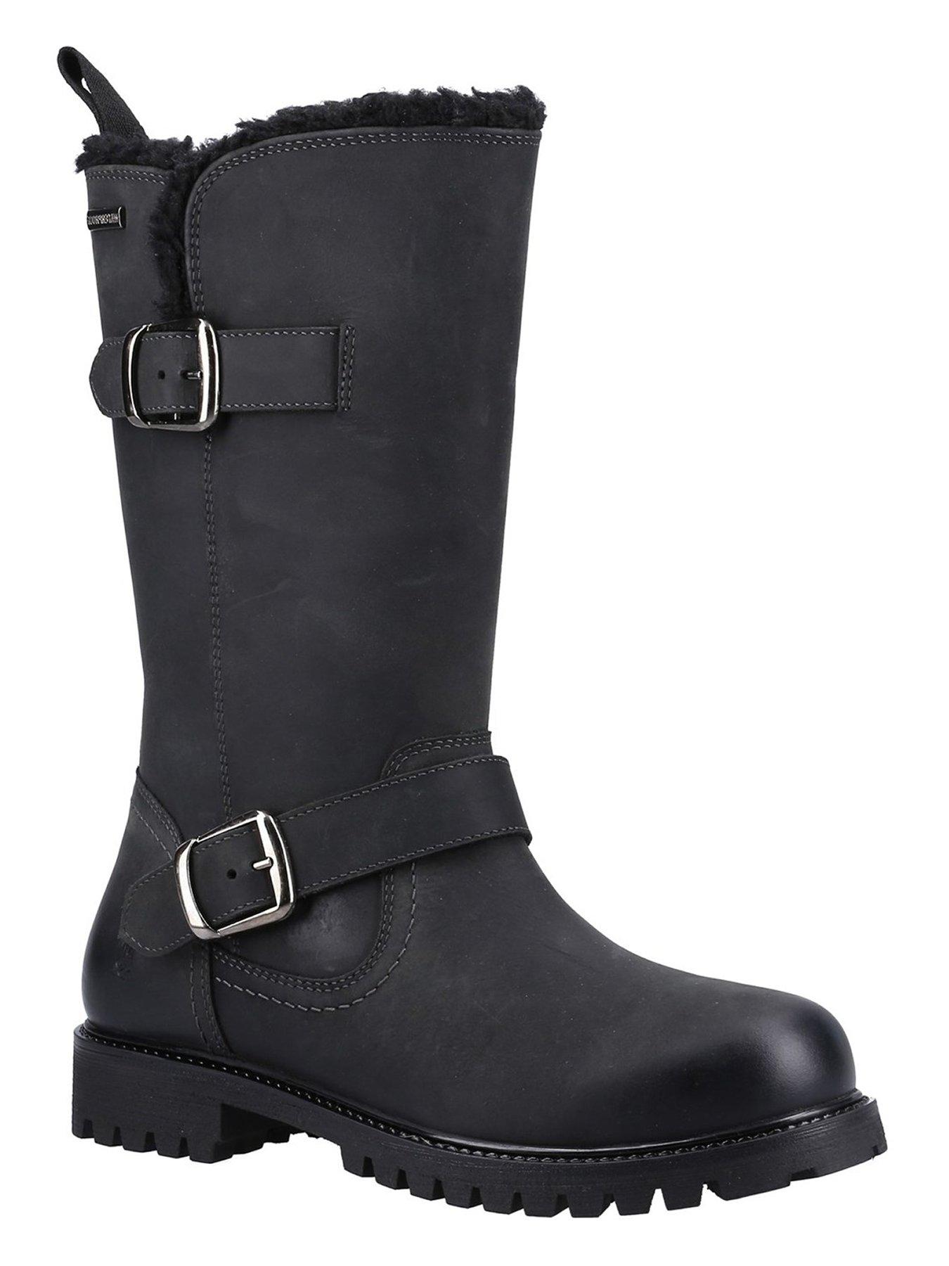 hush-puppies-winnie-buckle-detail-calf-boot-blackstillFront