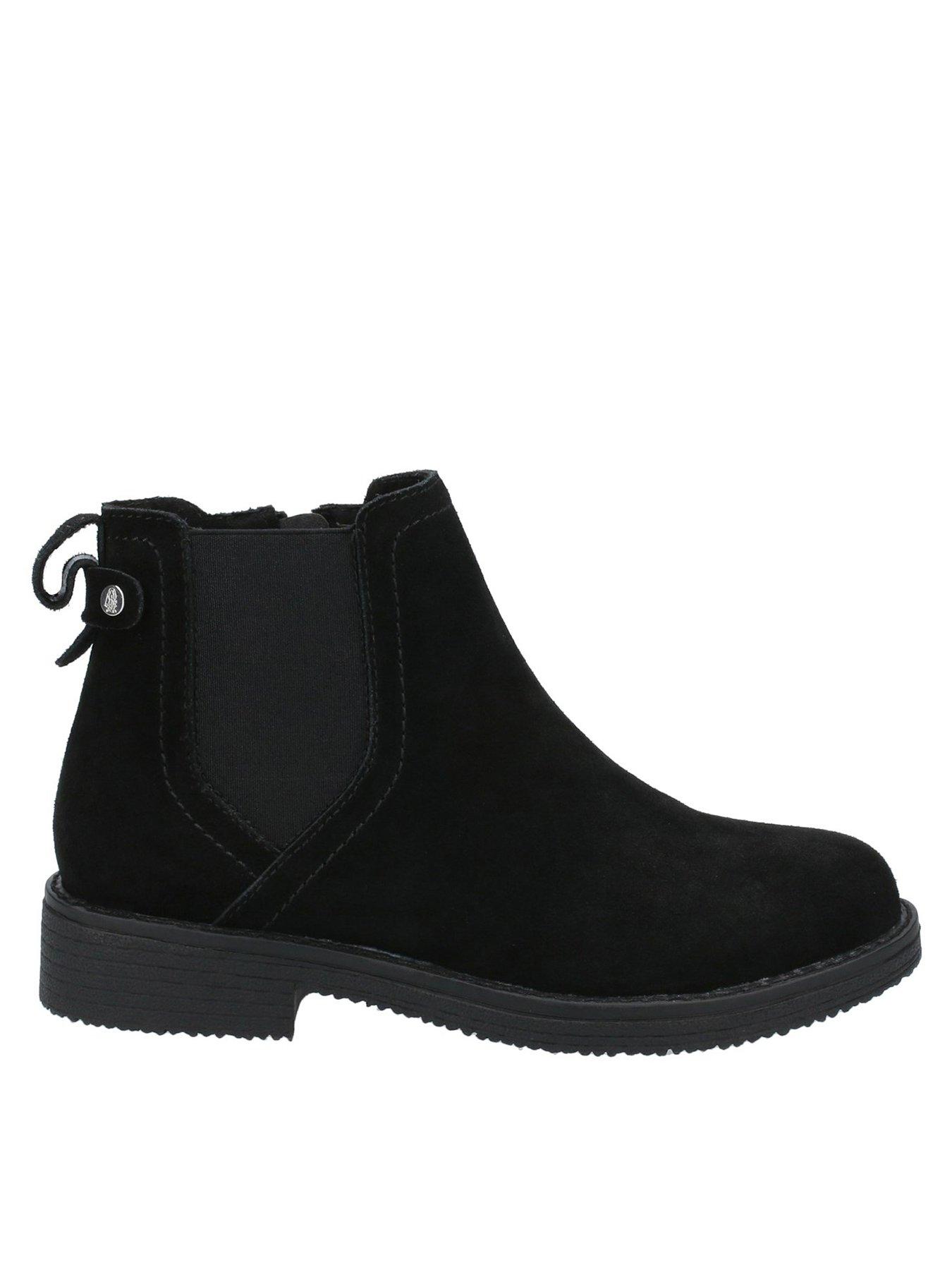 Hush Puppies Emilia Ruched Ankle Boot - Black