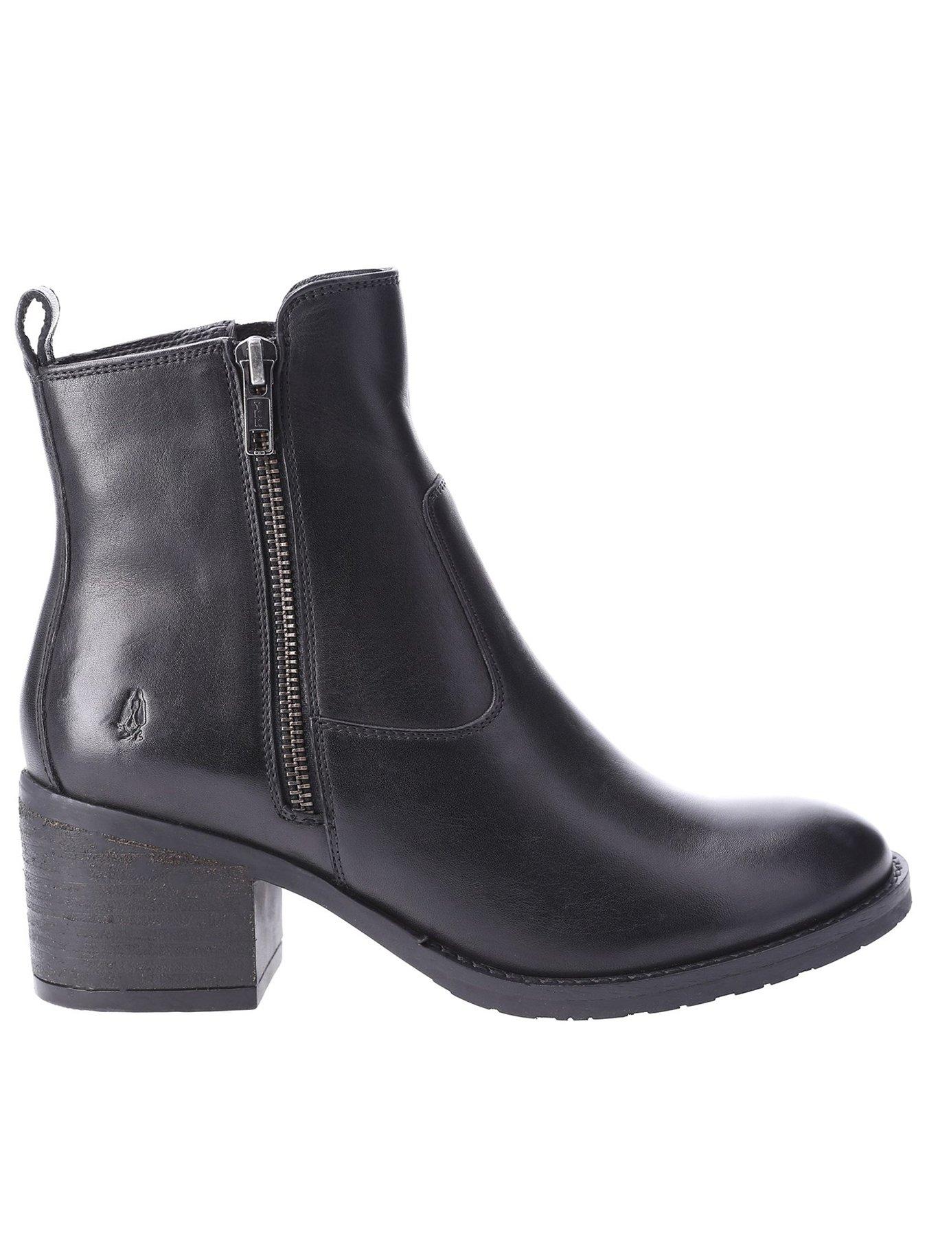 Hush Puppies Emilia Ruched Ankle Boot - Black