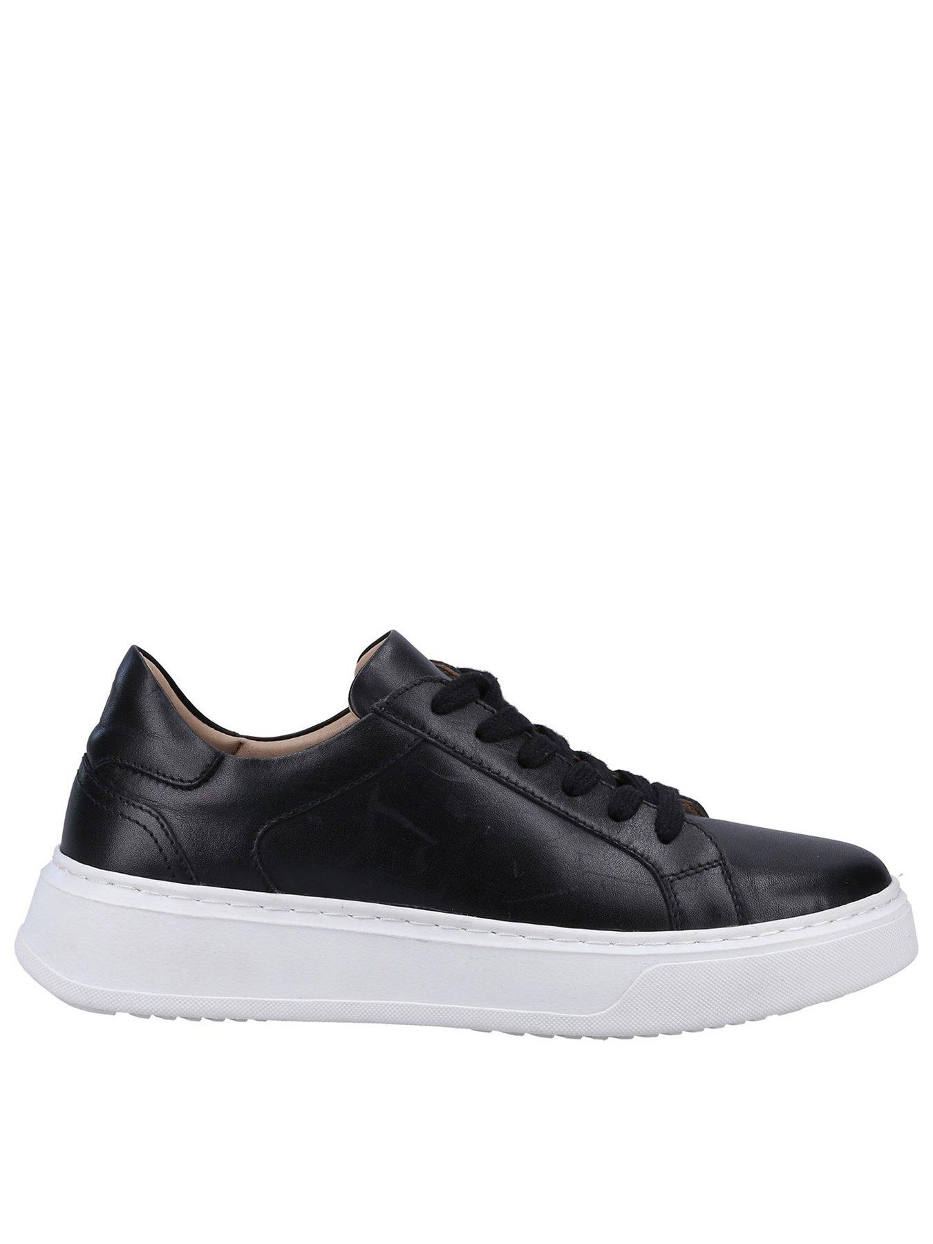 Hush Puppies Camille Lace Cupsole Trainer - Black