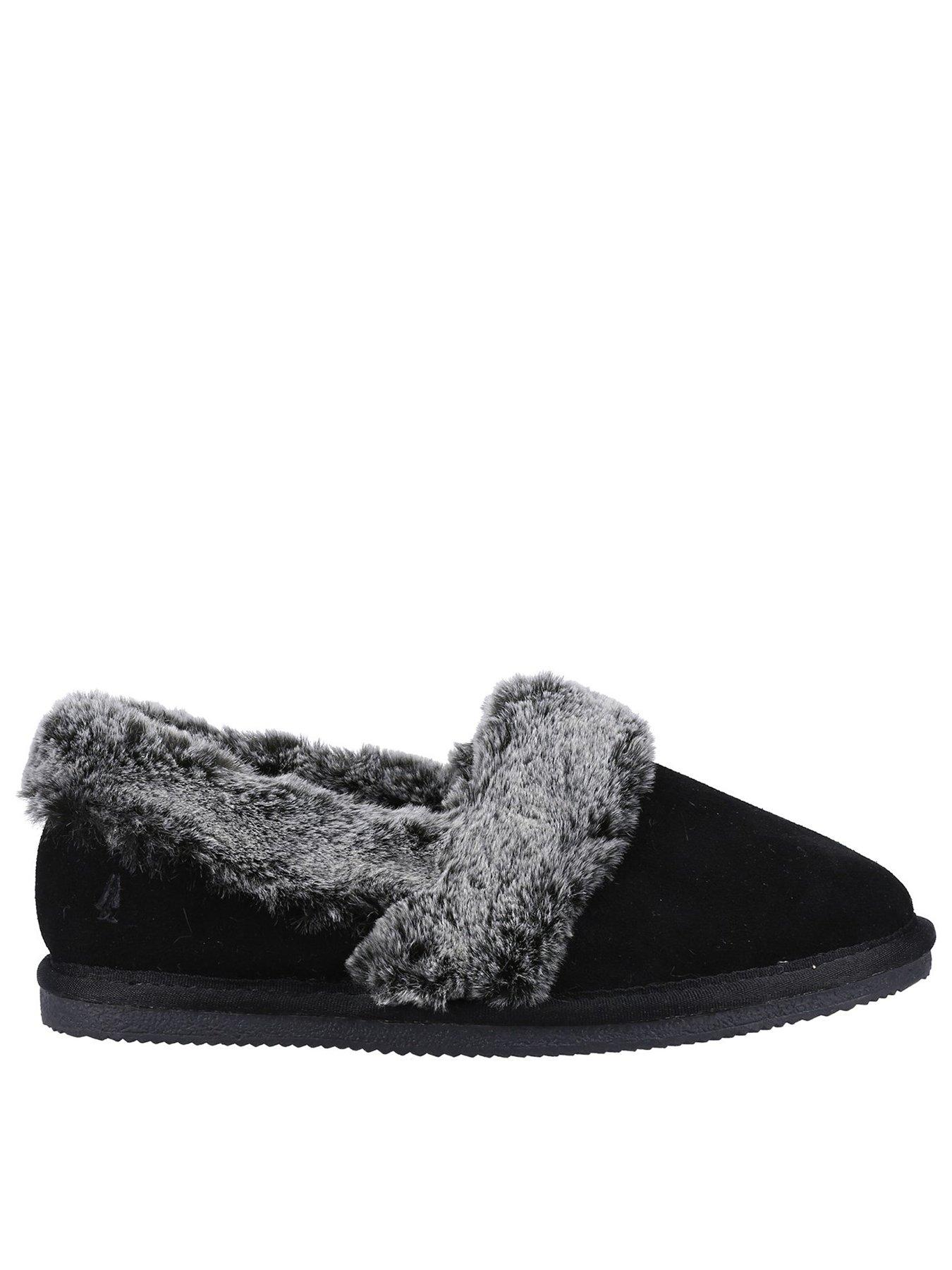 Image 1 of 4 of Hush Puppies Ariel Slippers - Black