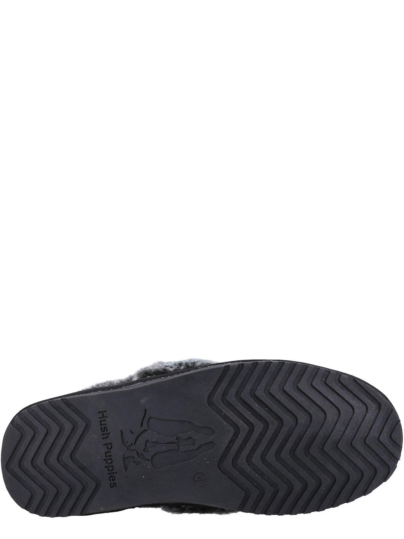 Image 4 of 4 of Hush Puppies Ariel Slippers - Black