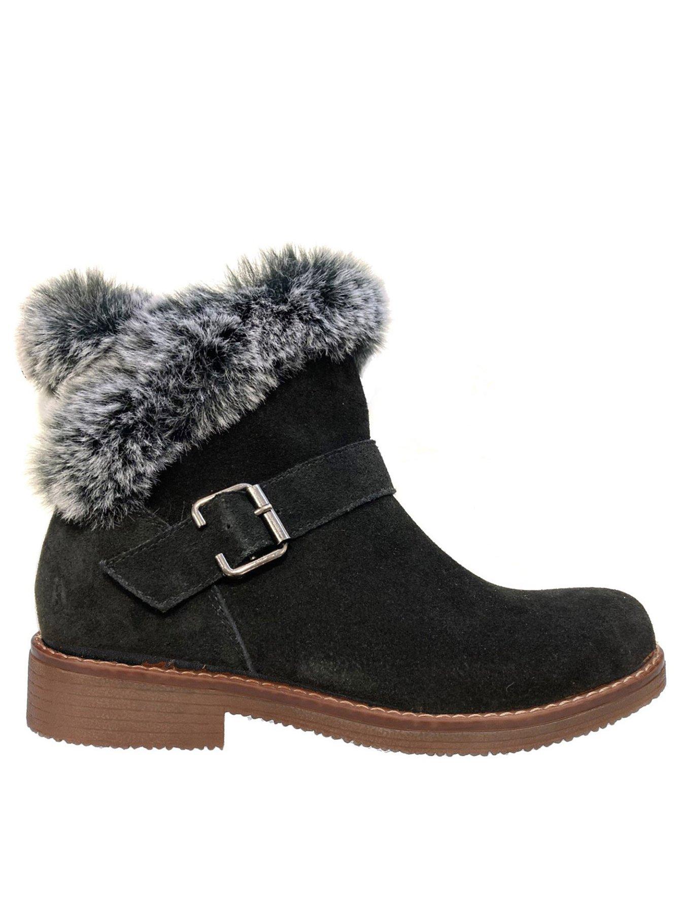 hush-puppies-hannah-faux-shearling-ankle-boot-blackfront