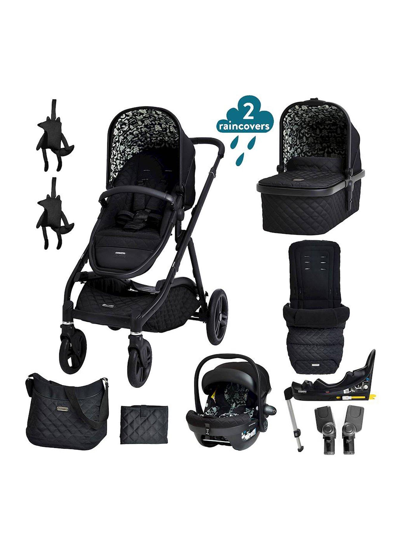 Cosatto Wow XL Tandem Travel System Bundle Silhouette