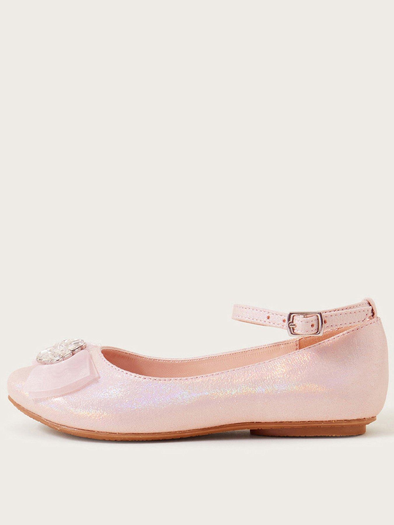 Girls pink dolly hot sale shoes