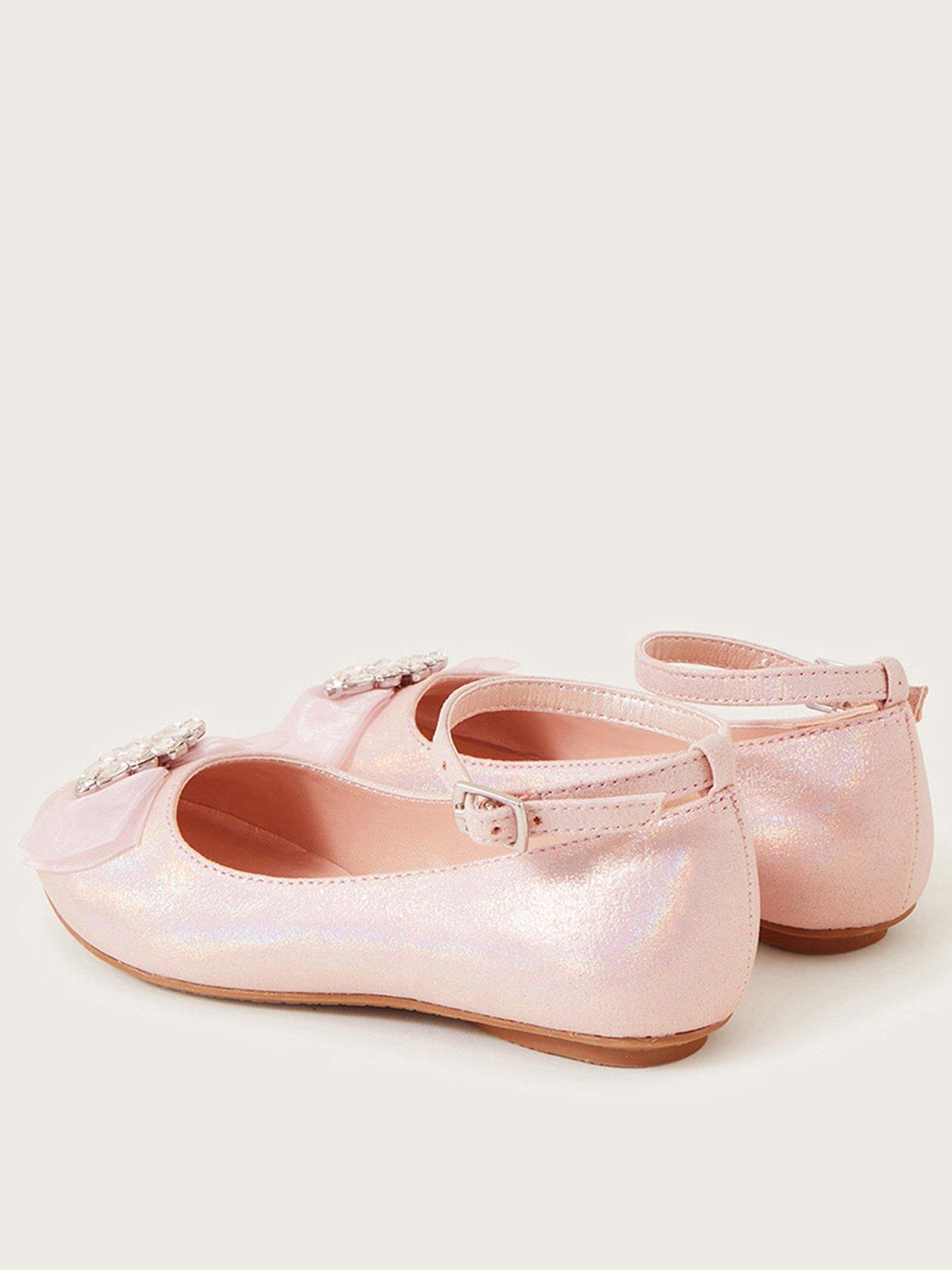 Girls pink dolly hot sale shoes