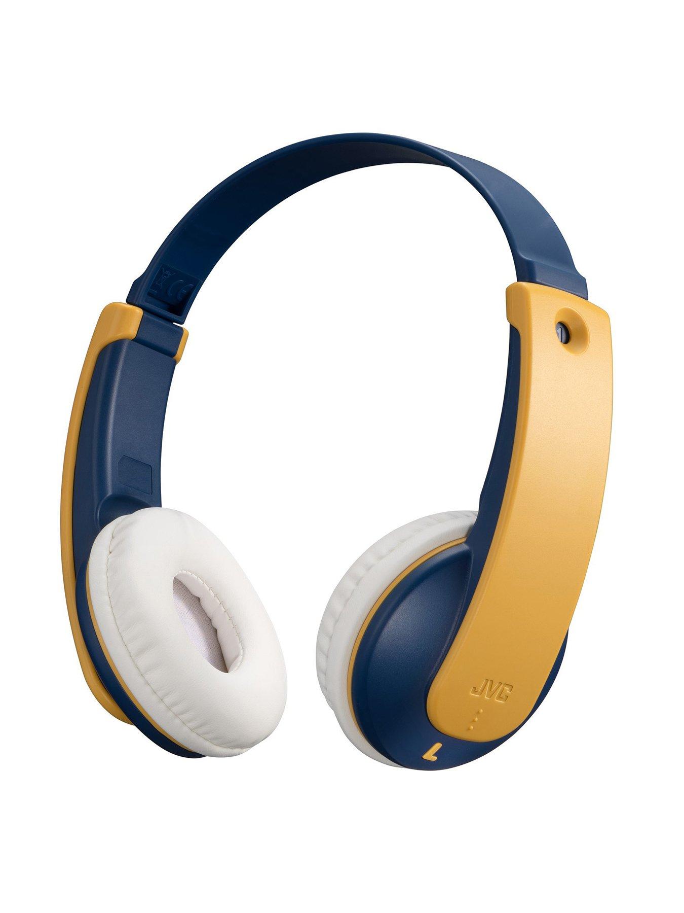 JVC Tinyphones Bluetooth Headphones Yellow Blue