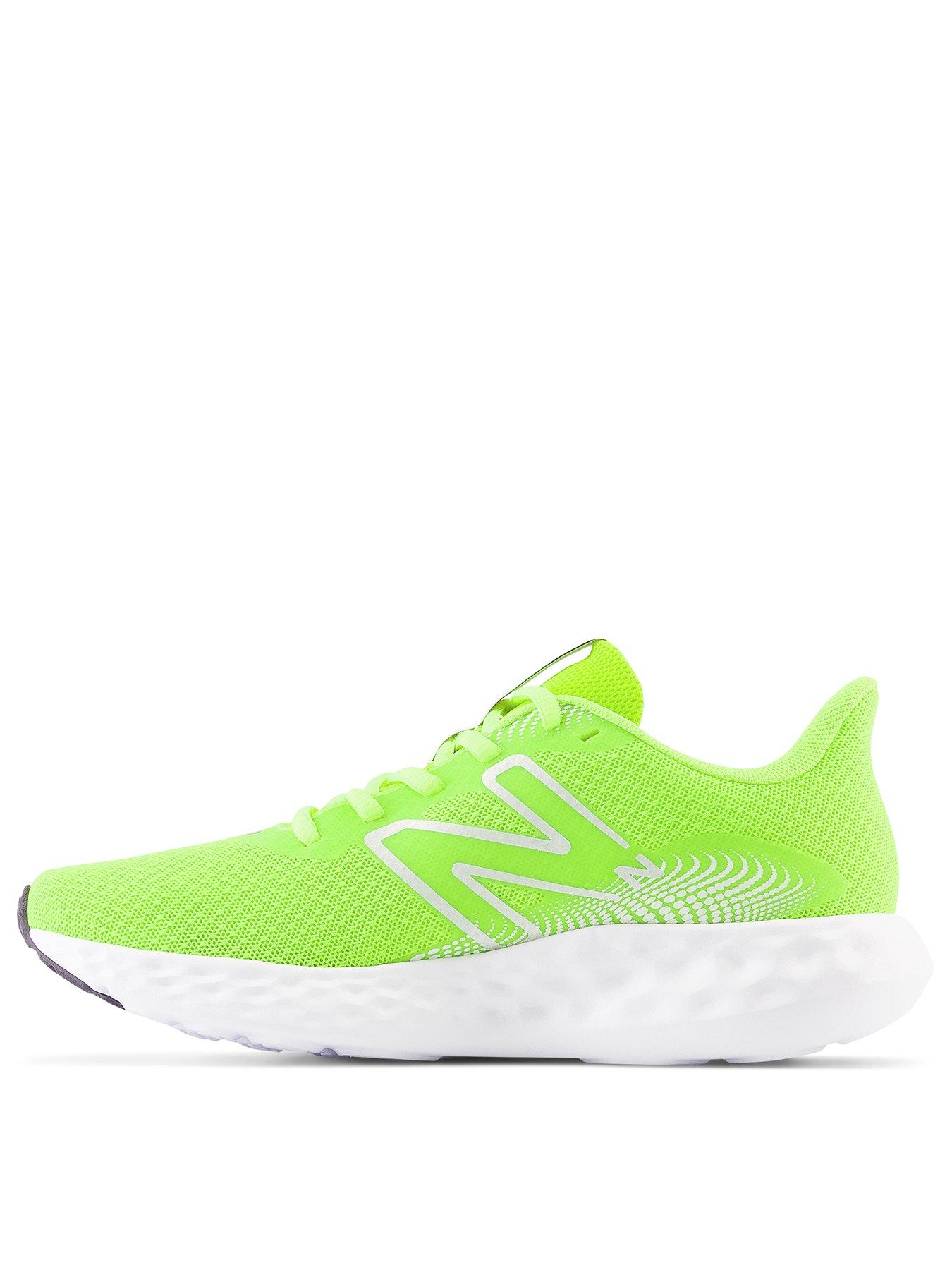 New Balance Womens Running 411v3 Trainers Bright Green Very Ireland