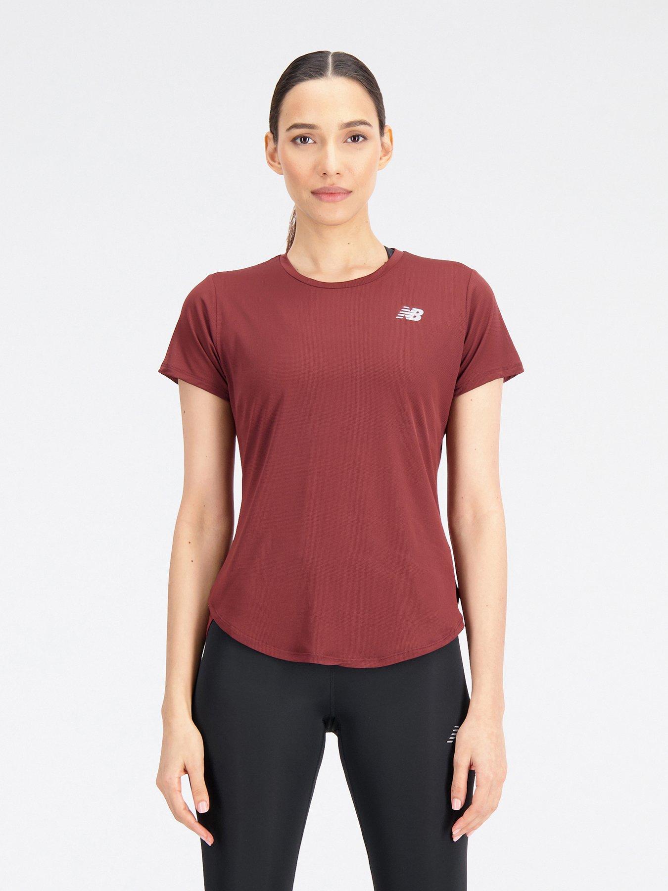 new-balance-accelerate-short-sleeve-top-dark-red