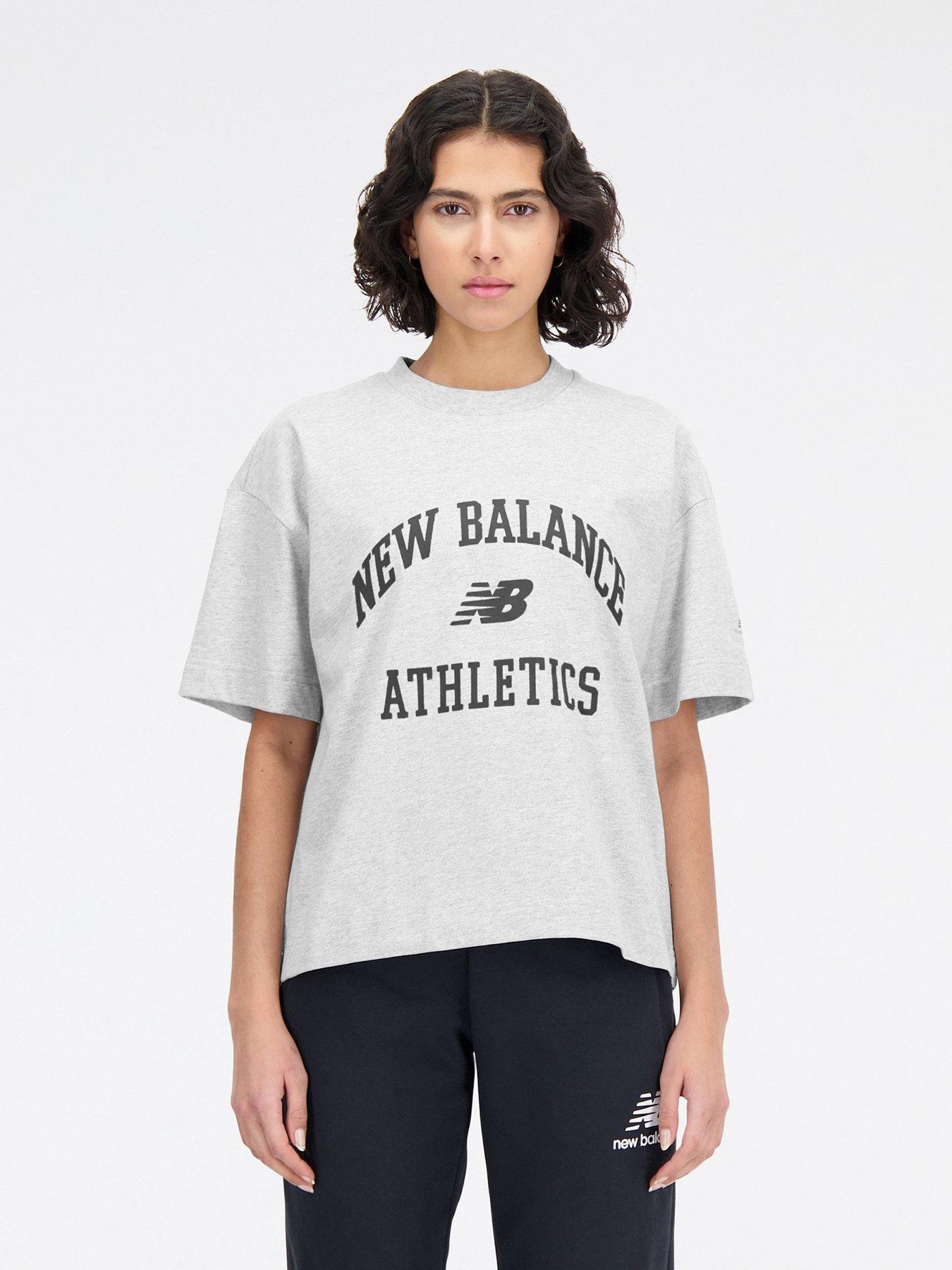 New balance grey shirt on sale