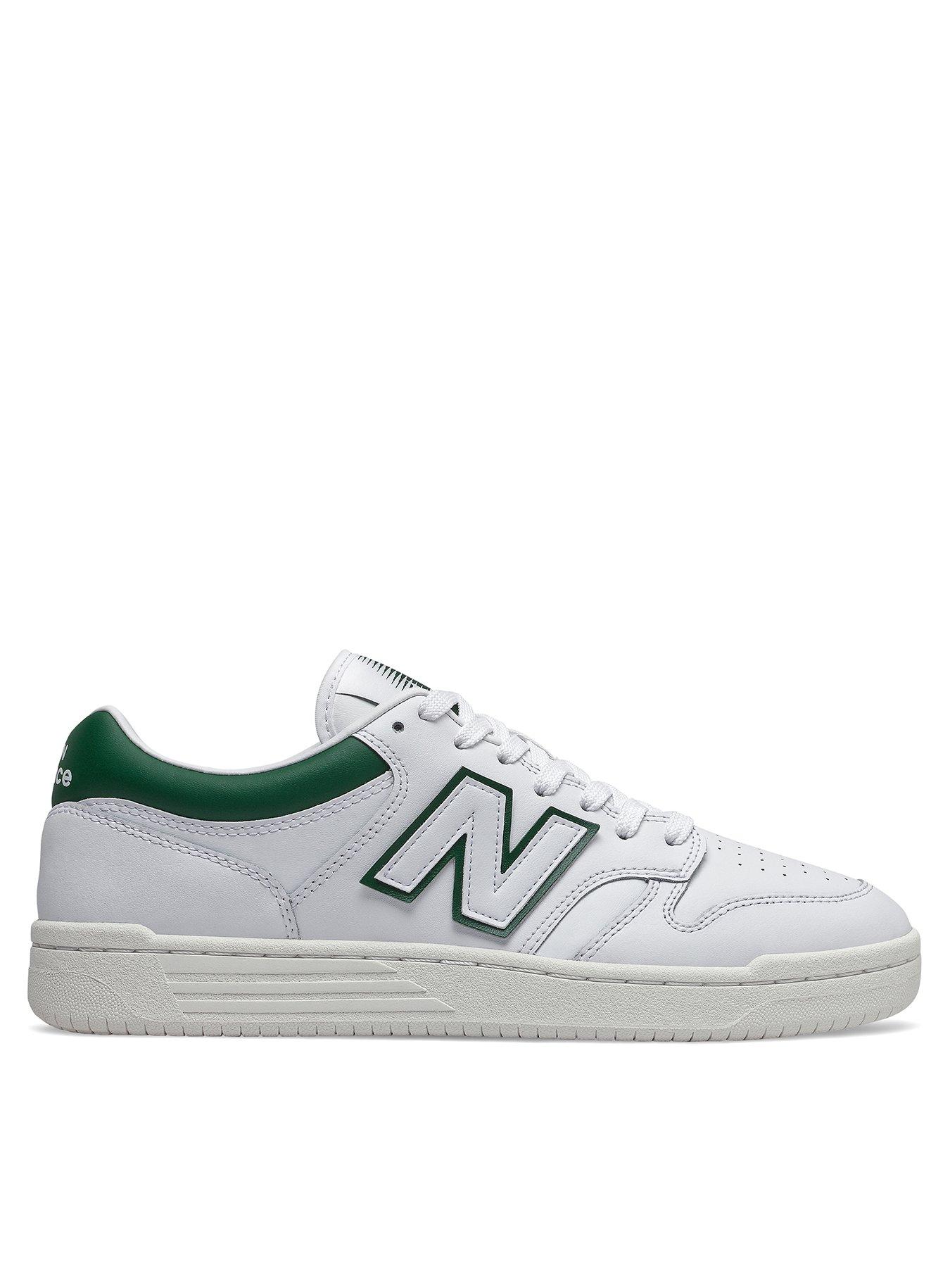 New balance white and green on sale