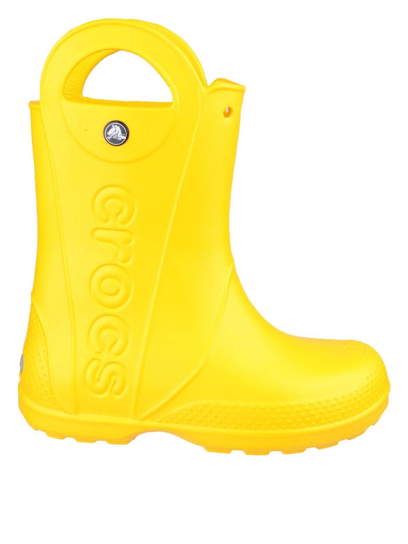 Image 1 of 5 of Crocs Handle It Rain Boots - Yellow