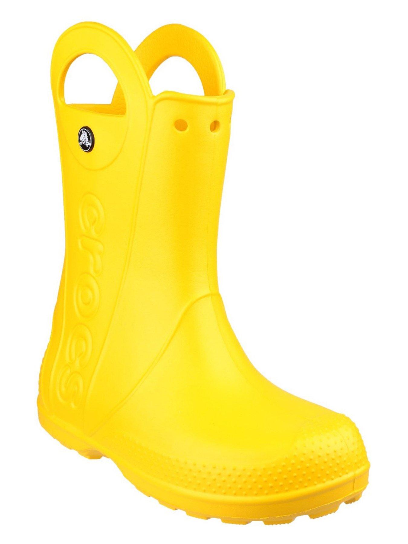 Image 2 of 5 of Crocs Handle It Rain Boots - Yellow