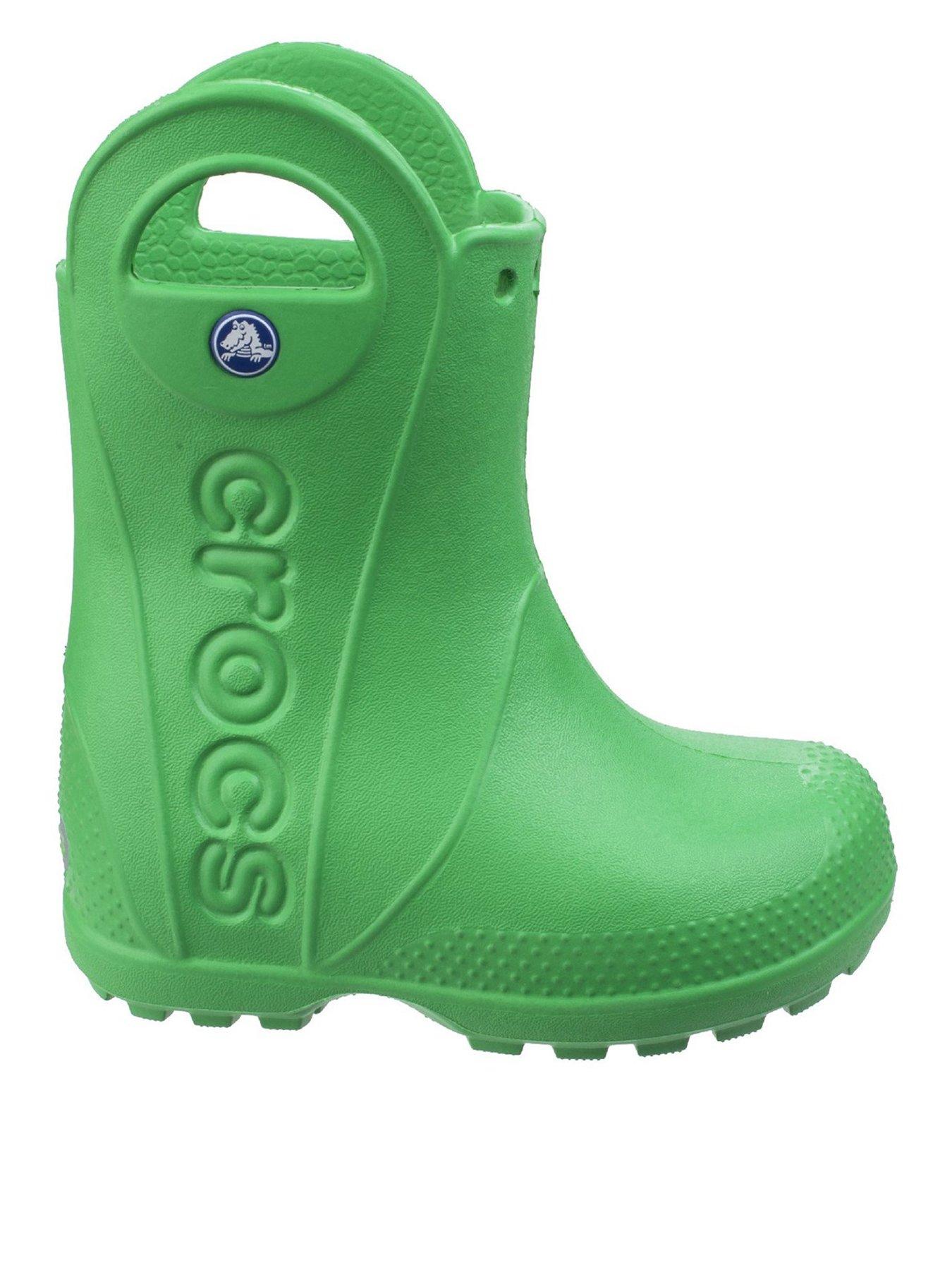 Image 1 of 4 of Crocs Handle It Rain Boots - Green